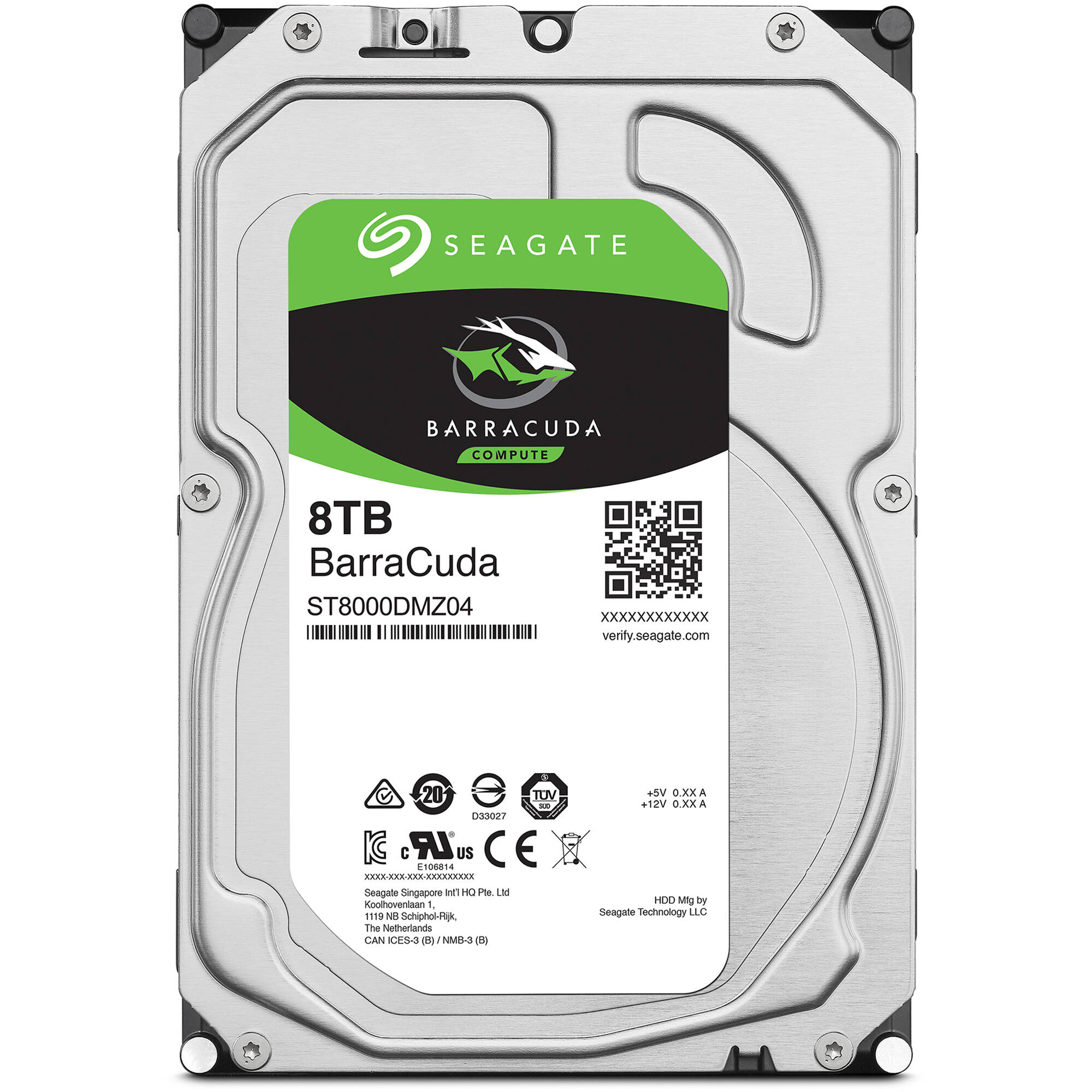 Seagate Barracuda ST8000DM004 8 TB 3.5-inch SATA desktop hard drive — view 2