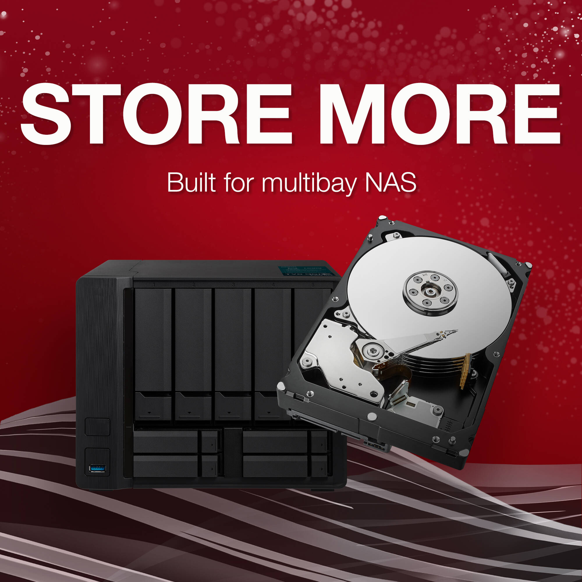 Seagate IronWolf Pro ST8000NT001 8TB 3.5-inch NAS hard drive — view 3