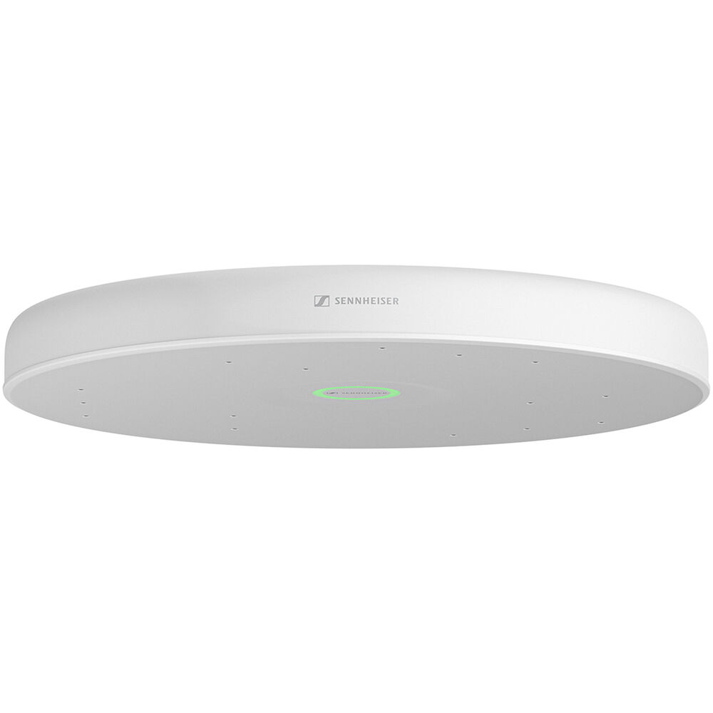 White SENNHEISER TCC M-F-W microphone flushmount kit for ceiling installation — view 2
