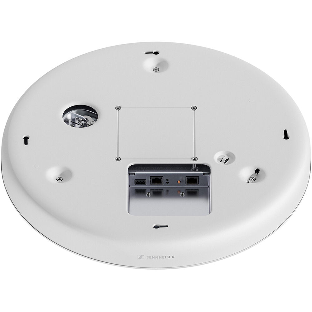White SENNHEISER TCC M-F-W microphone flushmount kit for ceiling installation — view 4