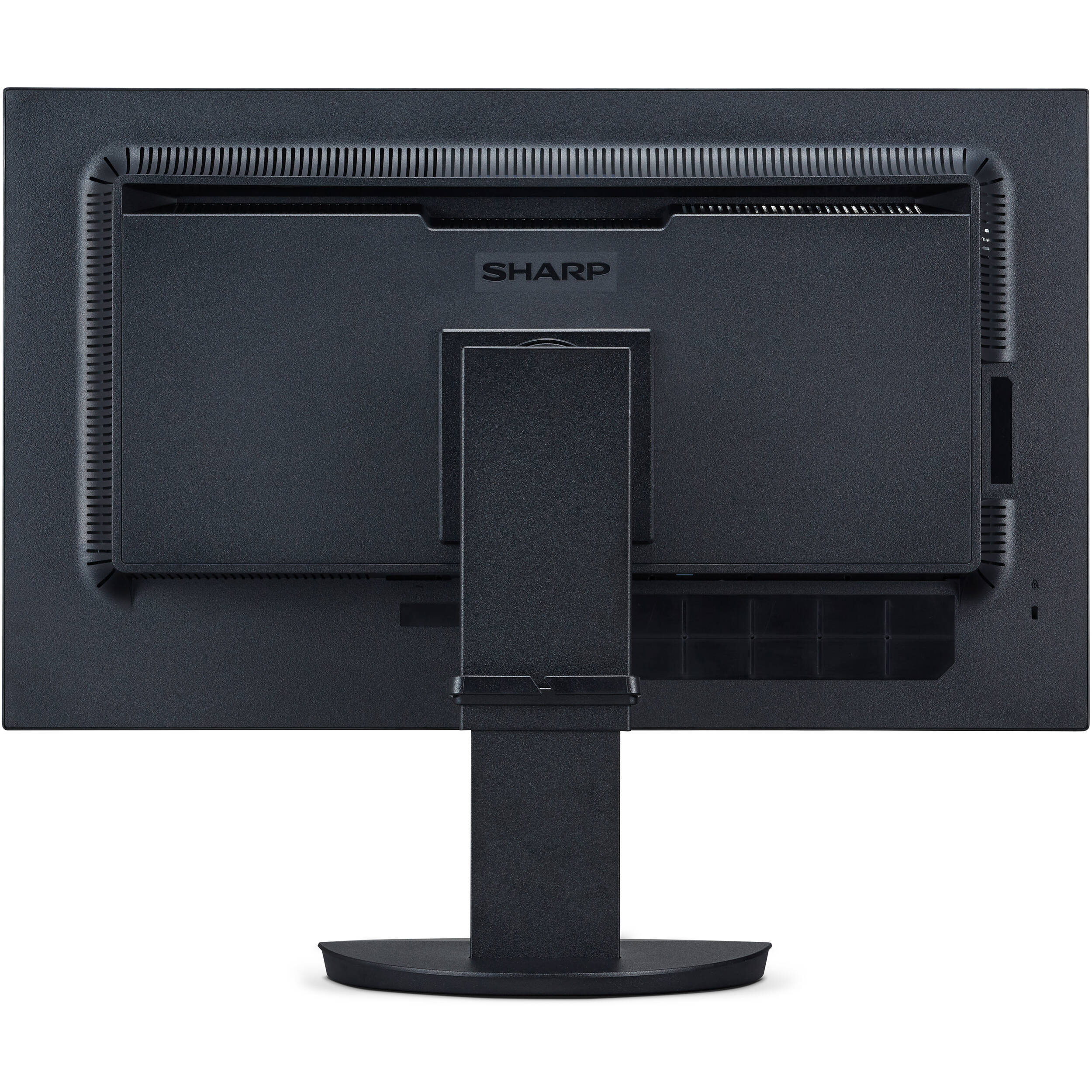 Sharp 27-inch 4K UHD desktop monitor with USB-C, narrow bezels, and adjustable stand — view 2
