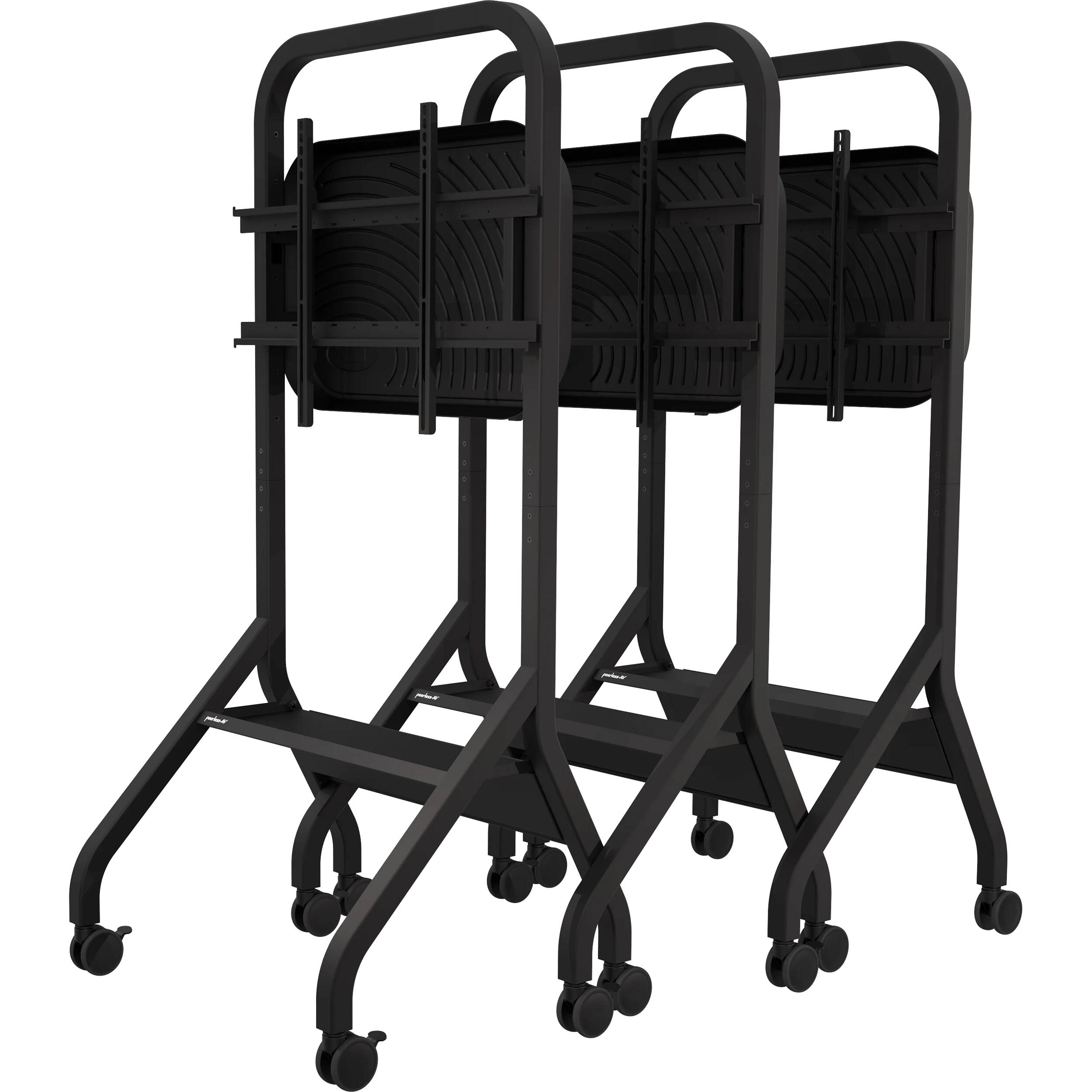 Sharp SmartMount flat panel cart for 55 in to 110 in+ displays in a conference room — view 4