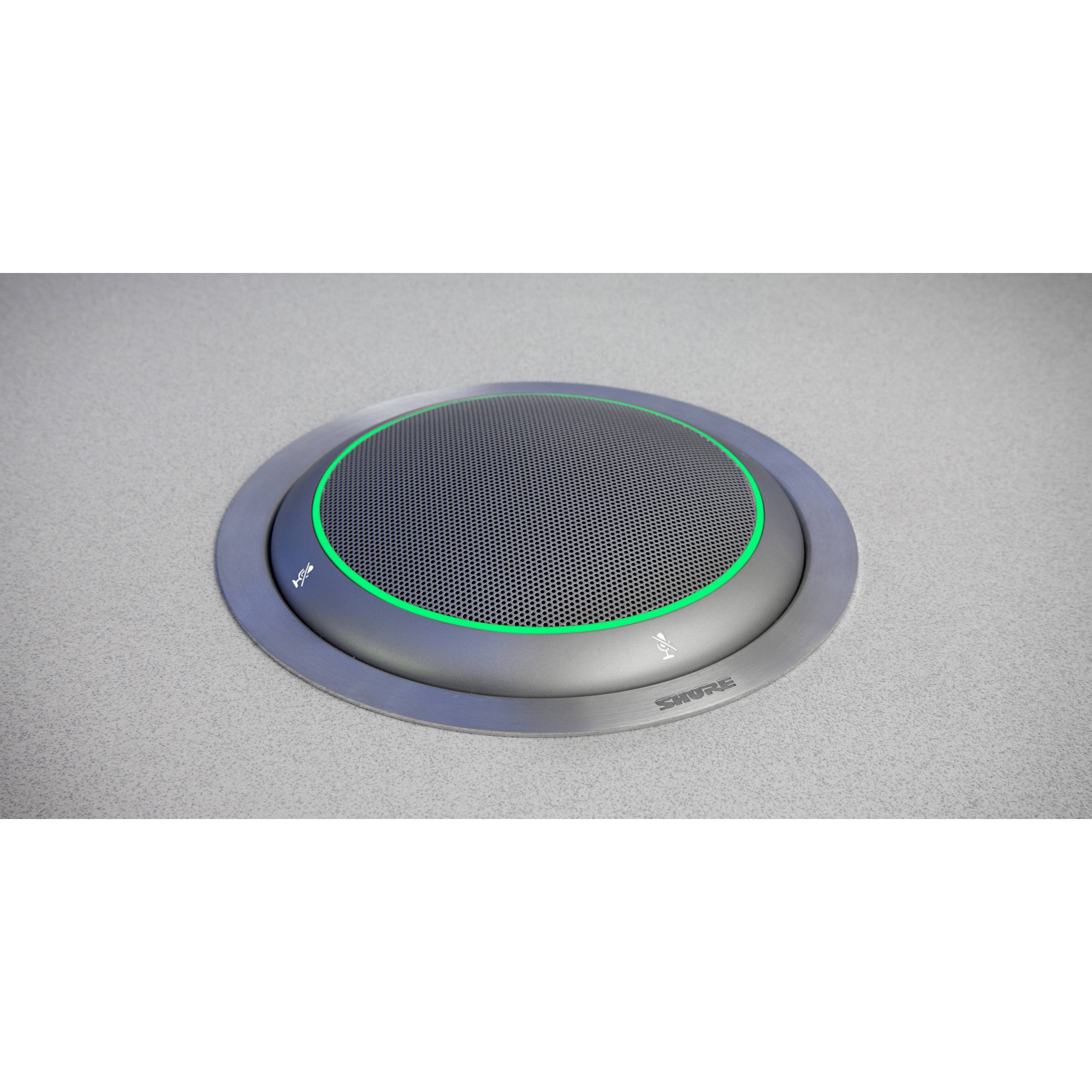 Shure MXA310 aluminum flush mount accessory for low-profile conference room installation — view 4