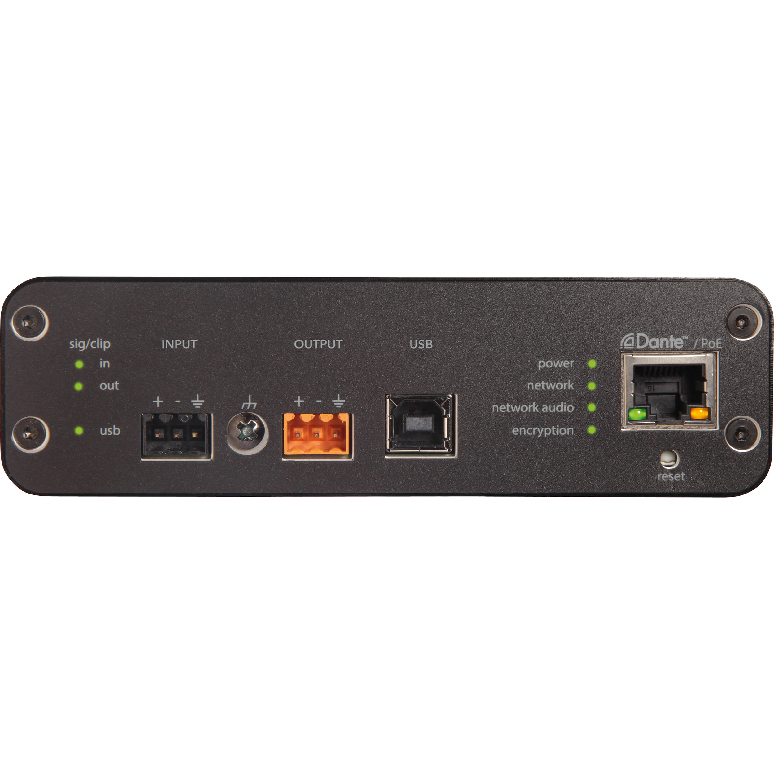 Shure ANIUSB-MATRIX Dante to analog router and USB audio interface for installed AV systems — view 4
