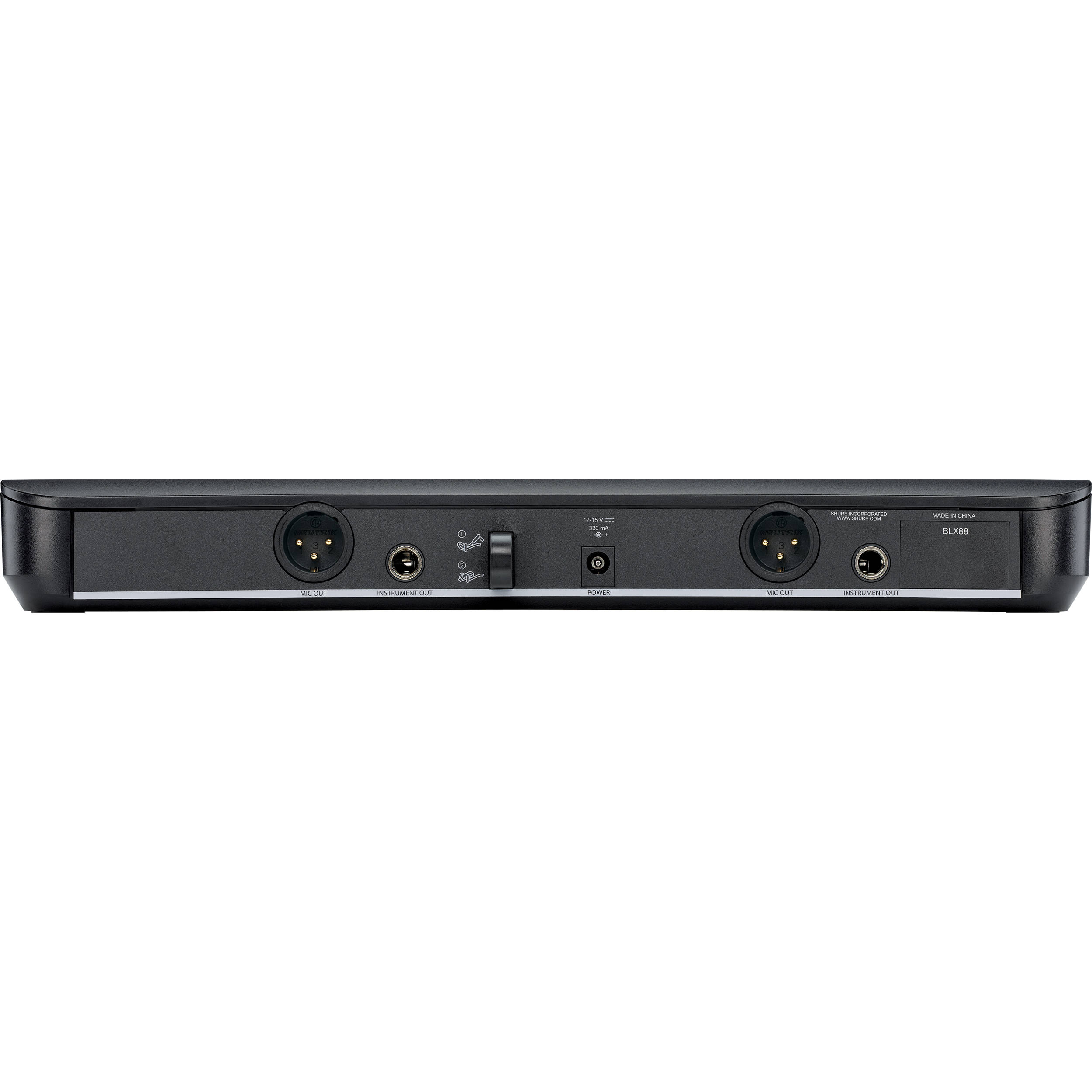 Shure BLX1288/P31-H10 wireless combo system with PGA31 headset and PG58 handheld microphones — view 2