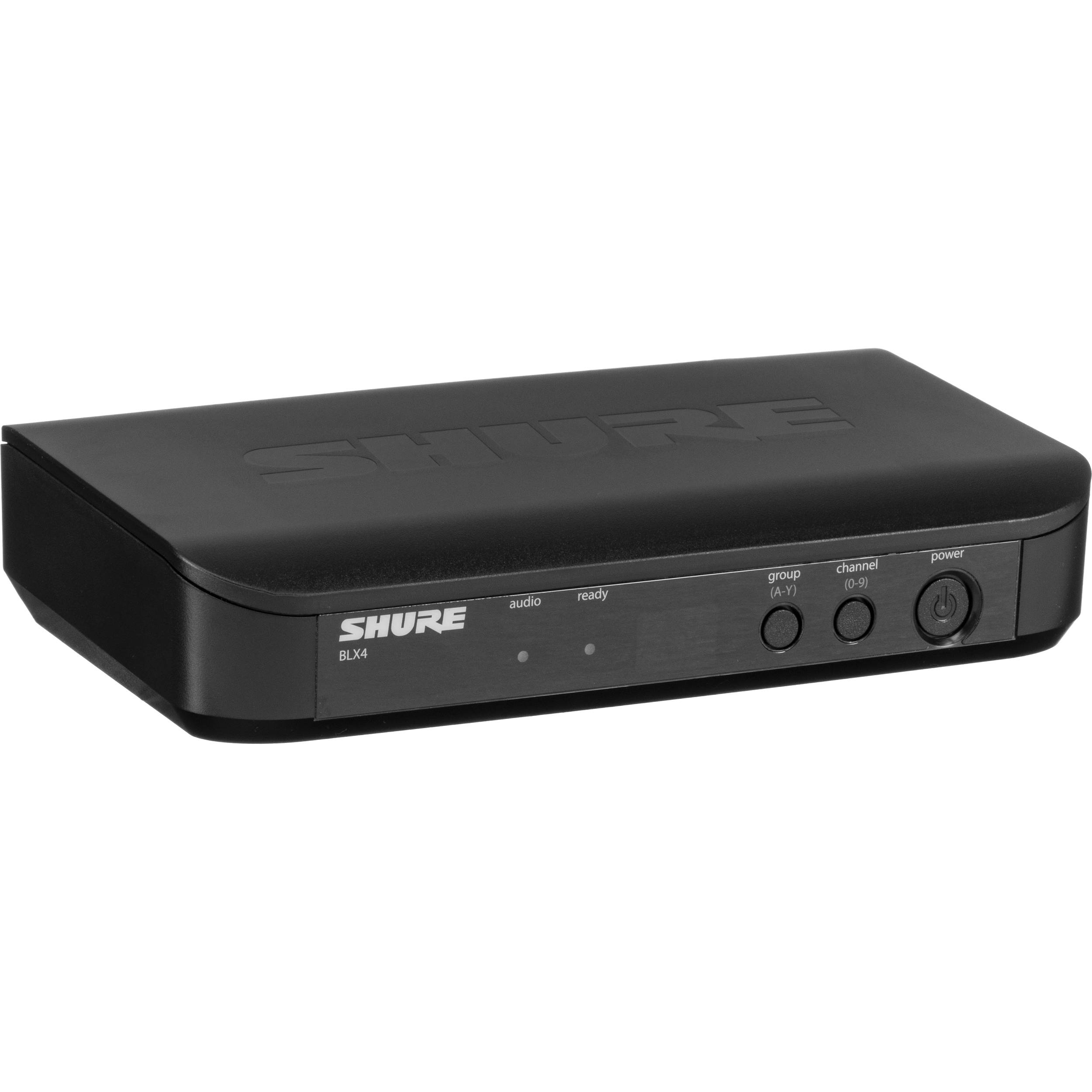Shure BLX24/SM58-H9 wireless vocal system with BLX4 receiver and handheld SM58 transmitter — view 5