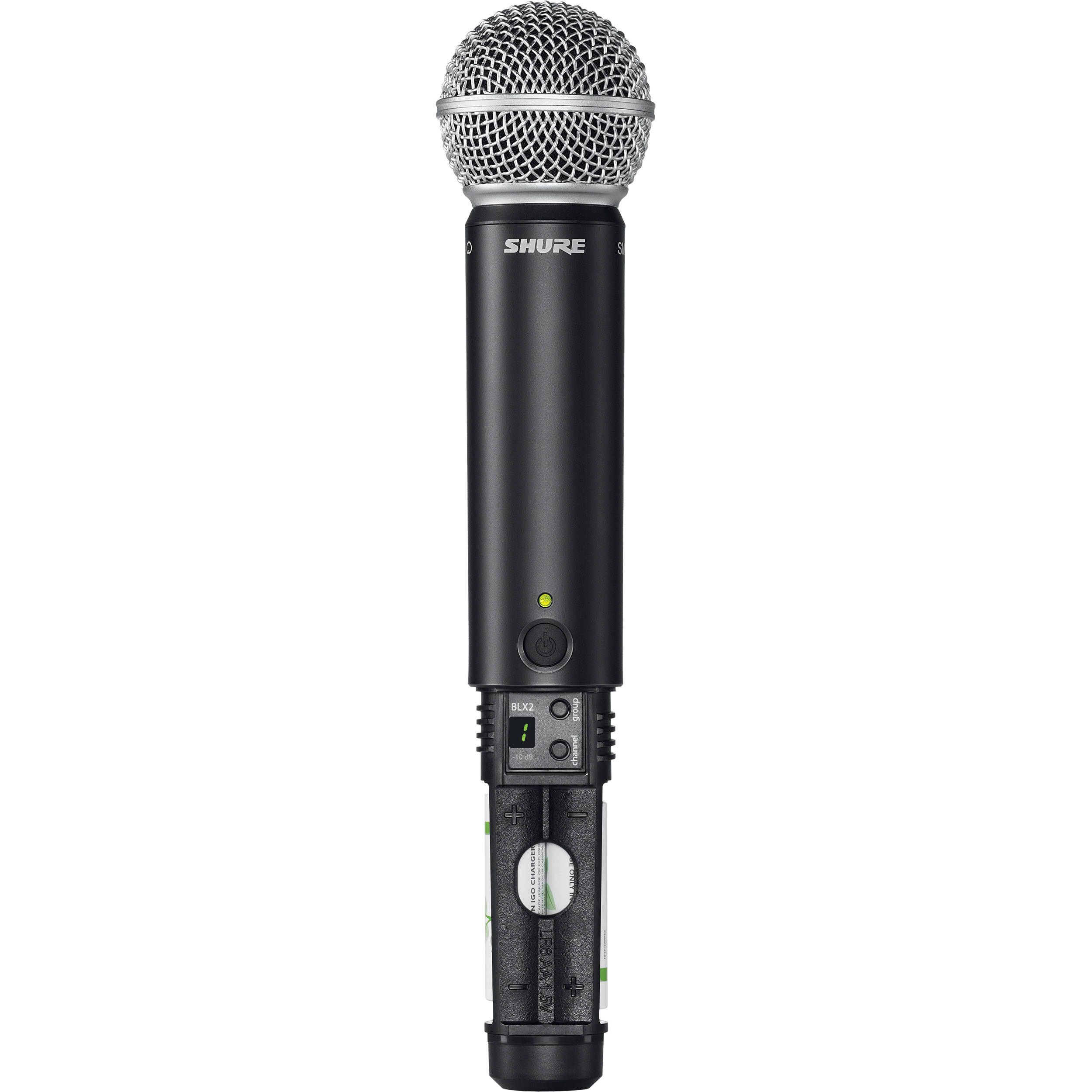 Shure BLX288 dual SM58 wireless vocal system with two handheld microphones — view 6