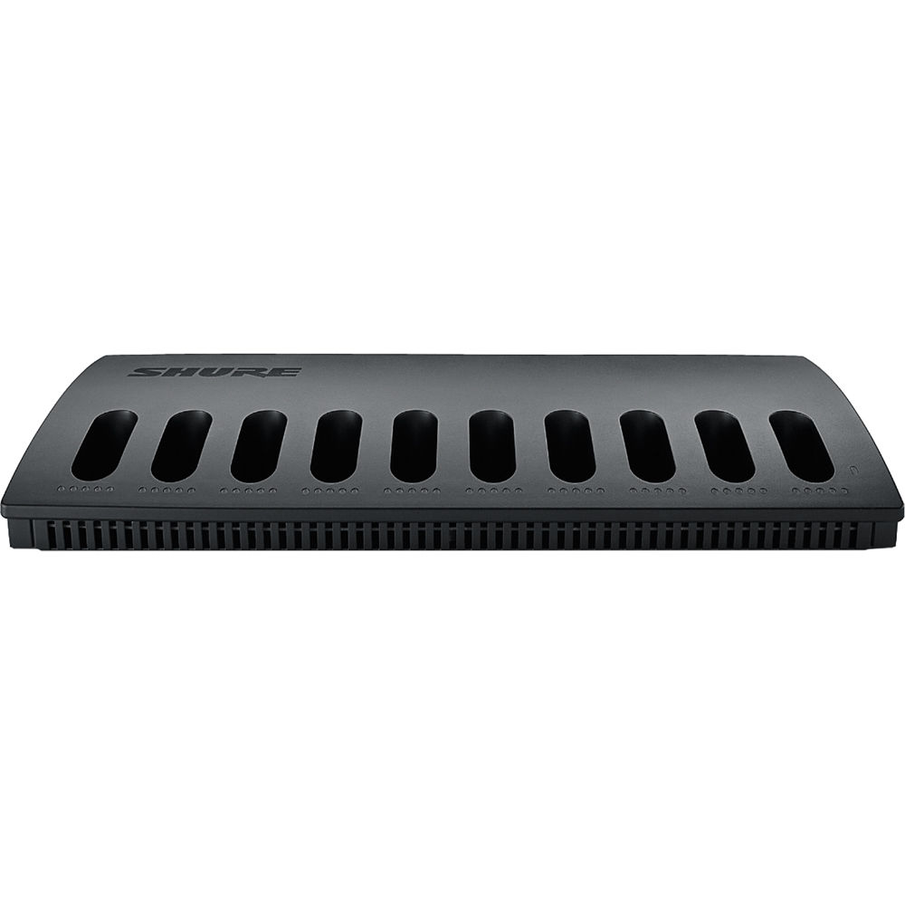 Shure MXCWNCS-US 10-bay SB930 charging station with US IEC power cord — view 2