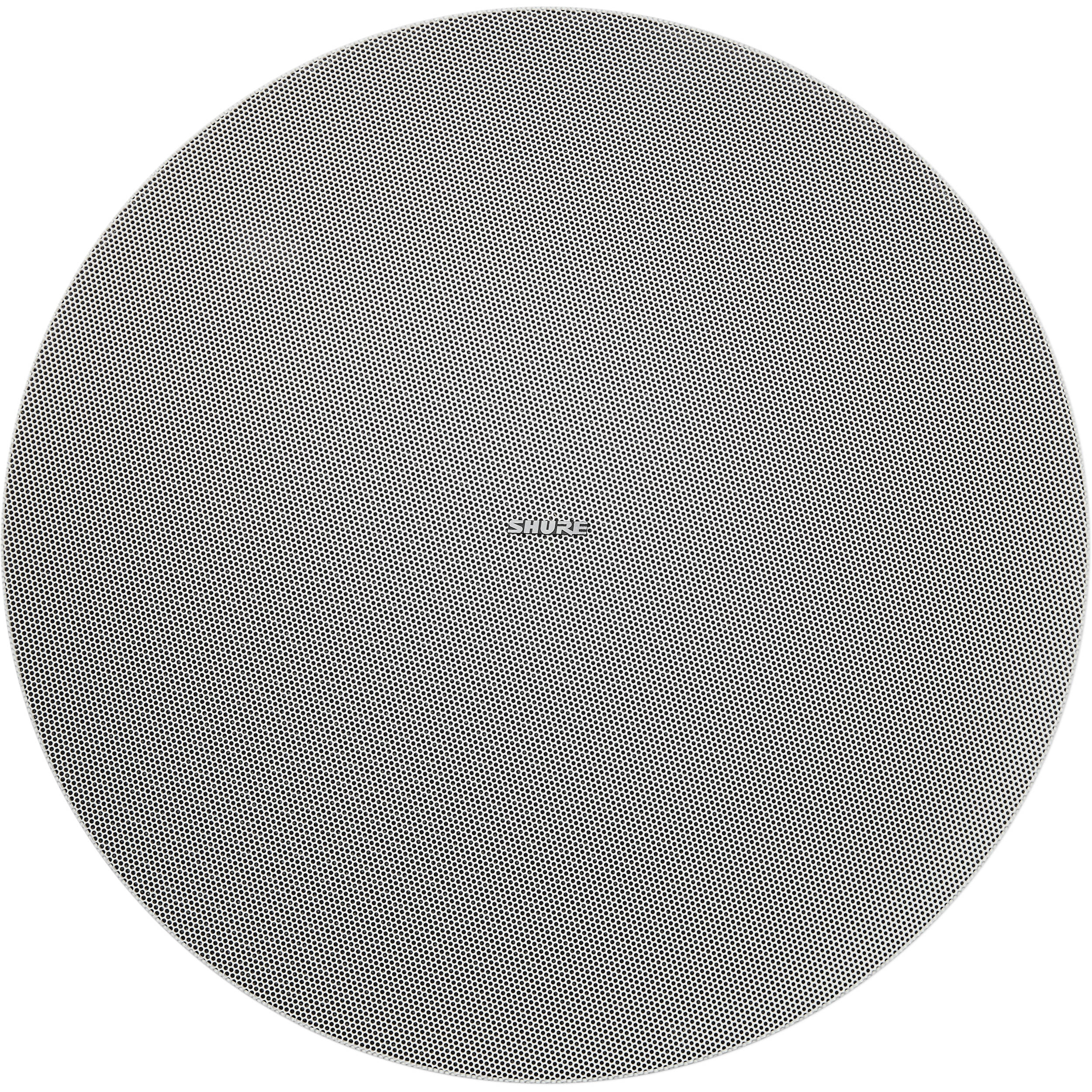 Shure MXP-5W white ceiling loudspeaker for 8 ohm and transformer audio installations — view 2
