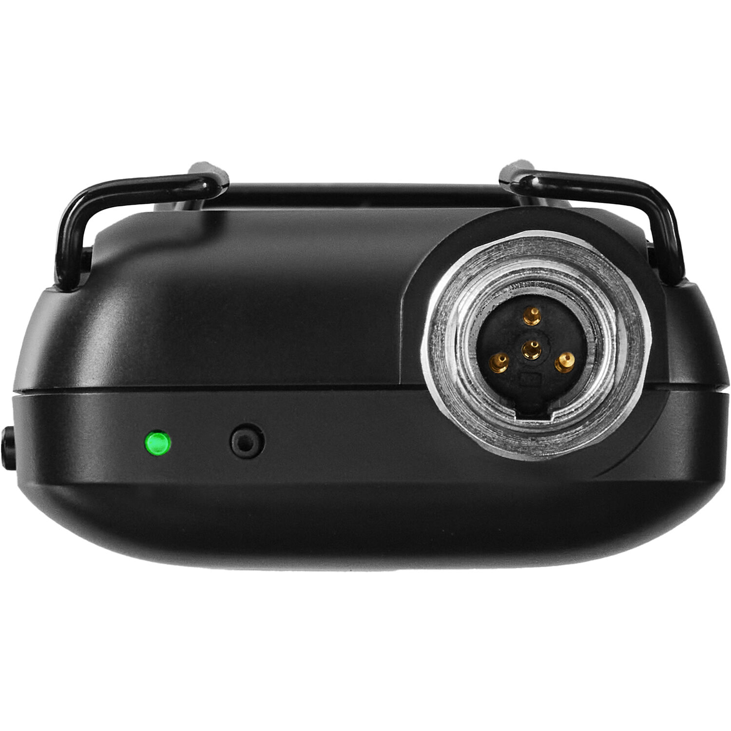 Shure MXW1X/O=-Z10 bodypack transmitter with integrated omnidirectional microphone and 4-pin mini connector — view 3