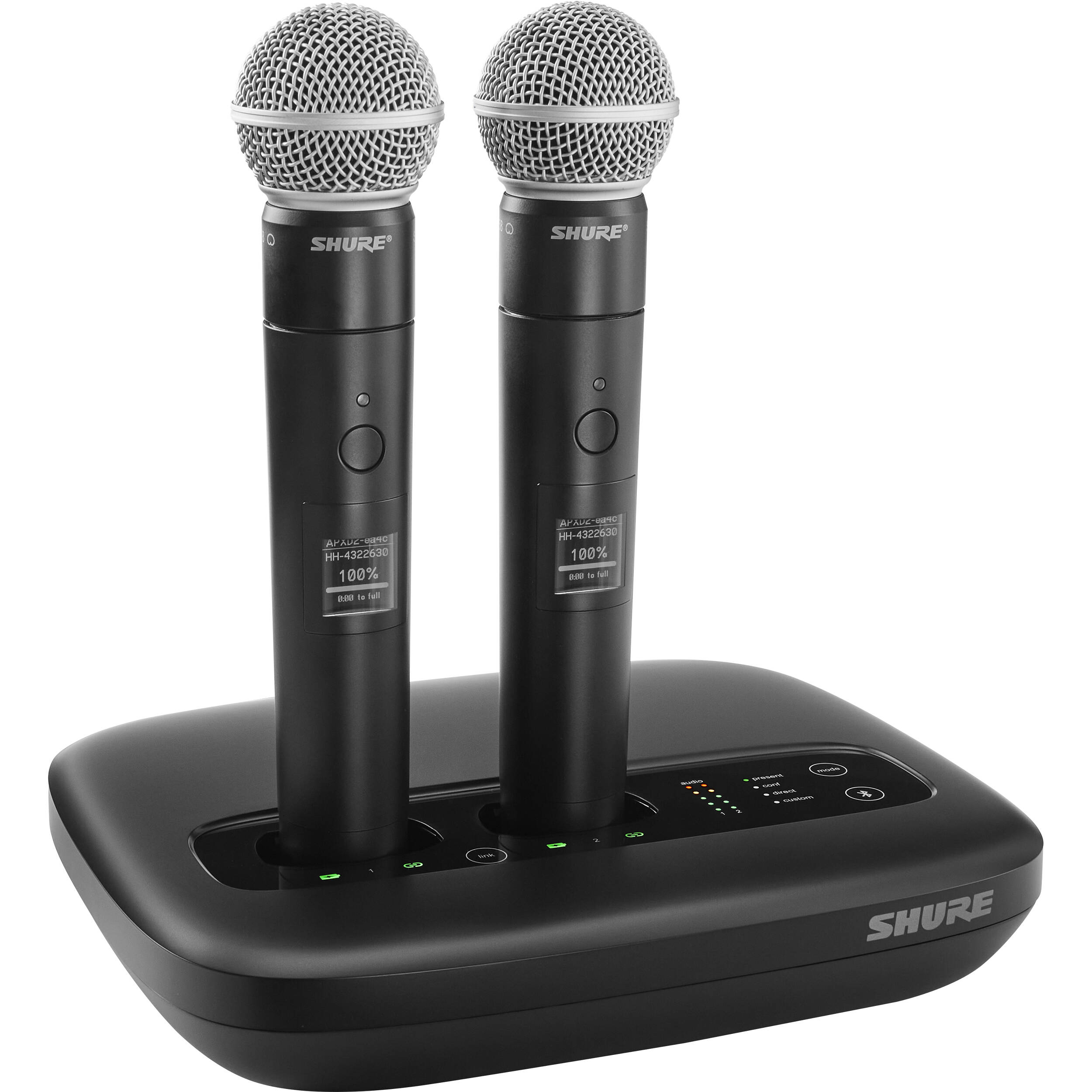 Shure MXWAPXD2=-Z10 all-in-one 2-channel wireless transceiver with 2-bay mic charger and IntelliMix DSP — view 13