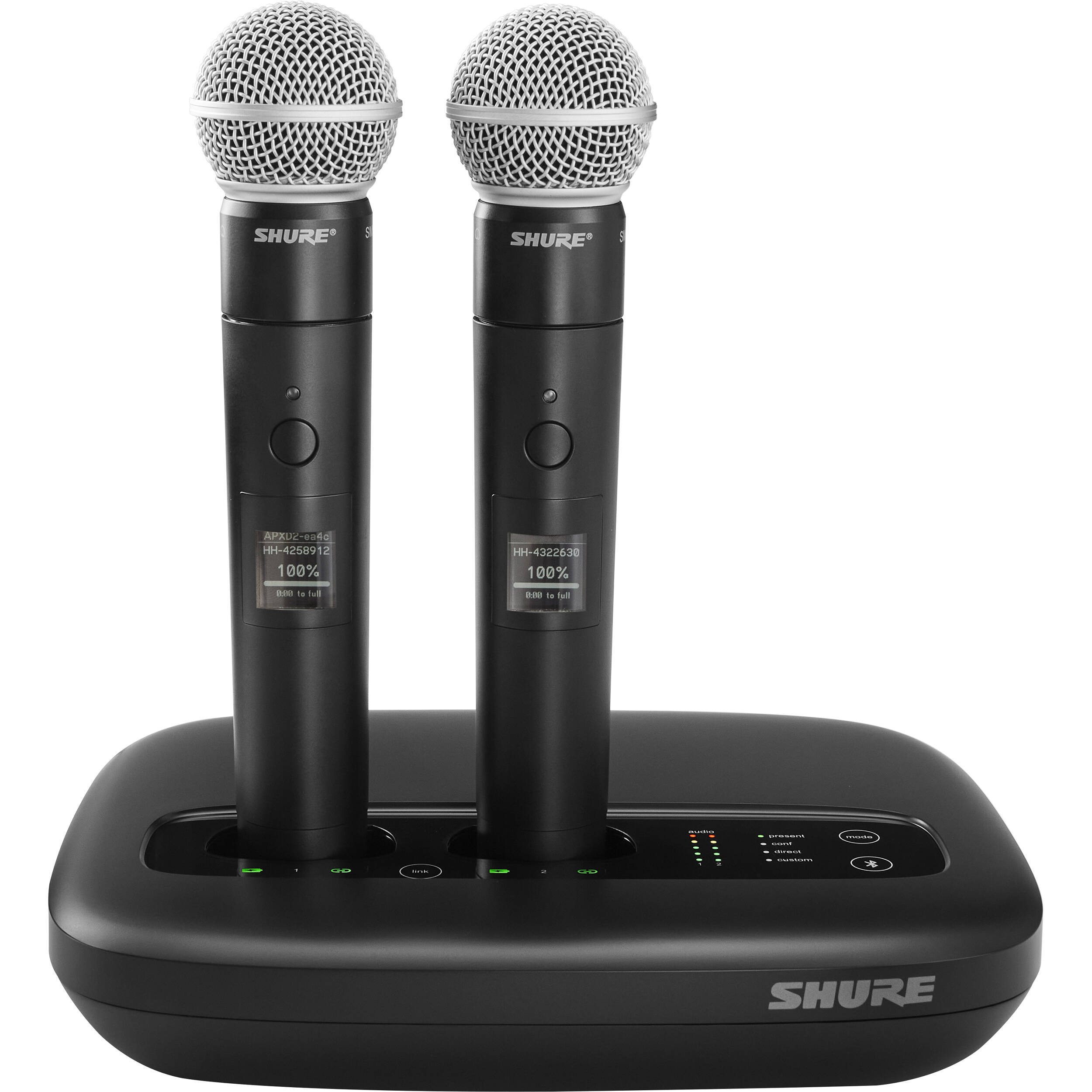 Shure MXWAPXD2=-Z10 all-in-one 2-channel wireless transceiver with 2-bay mic charger and IntelliMix DSP — view 14