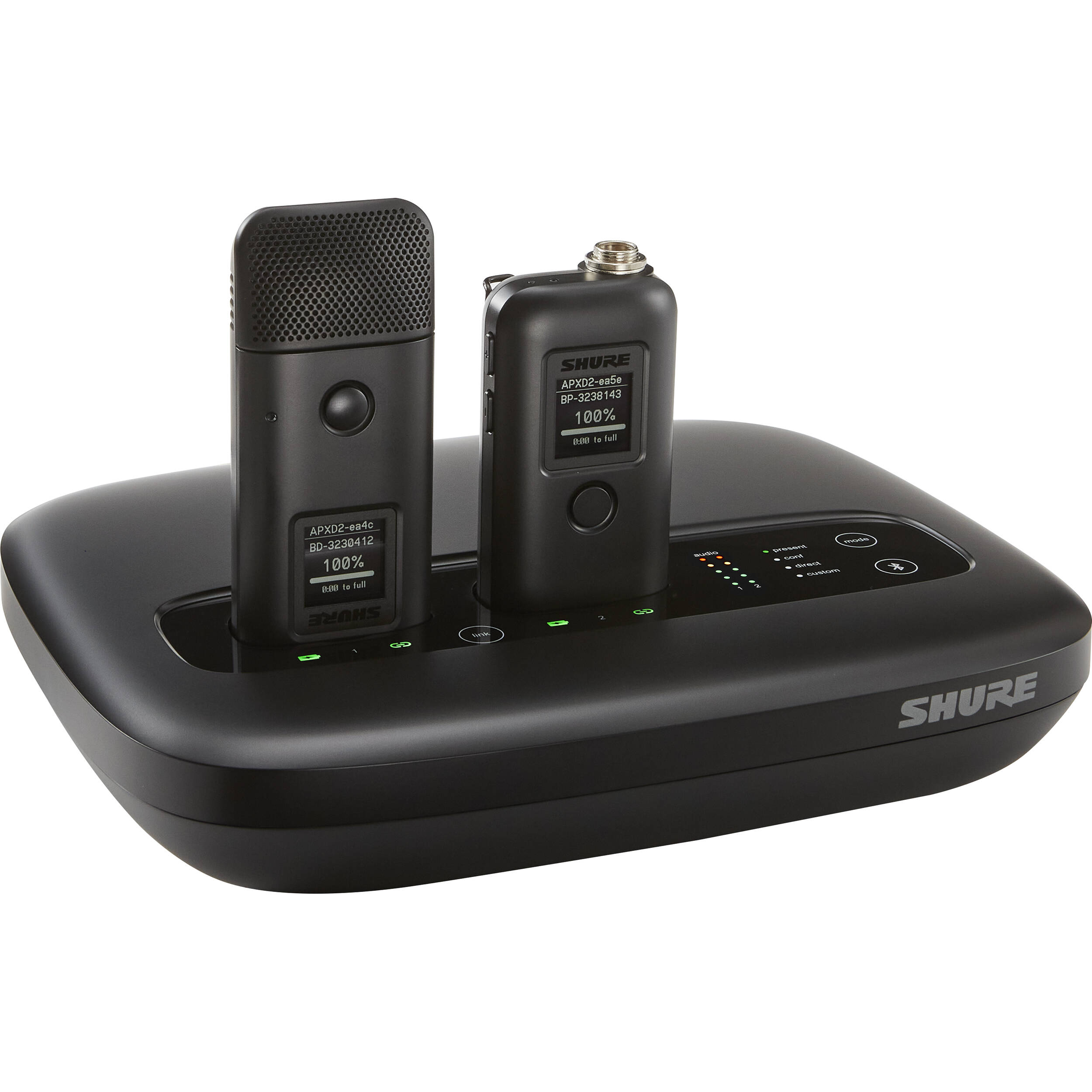 Shure MXWAPXD2=-Z10 all-in-one 2-channel wireless transceiver with 2-bay mic charger and IntelliMix DSP — view 7