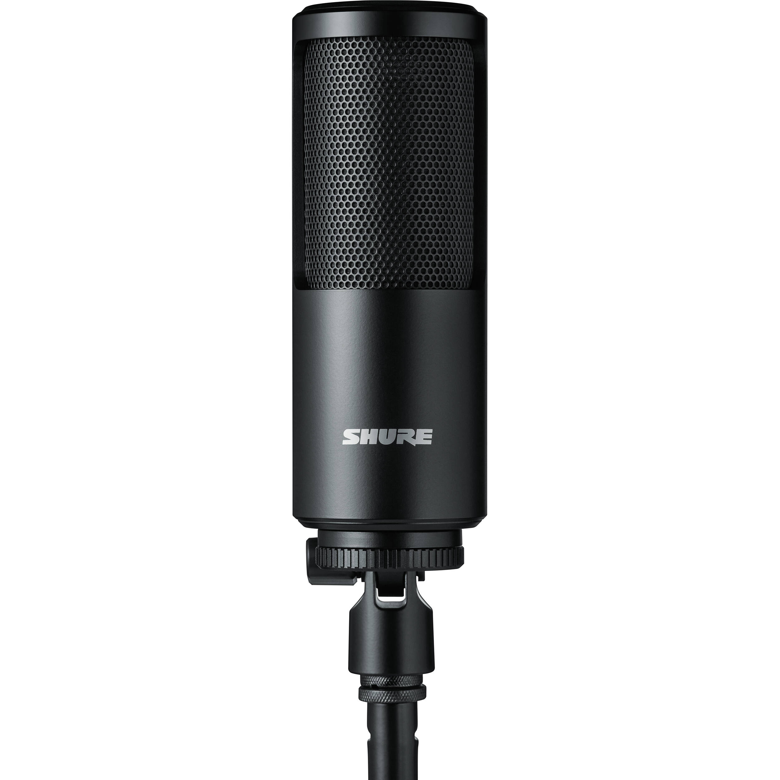 Shure SM4-K-KIT black microphone kit with shock mount and carrying case — view 2