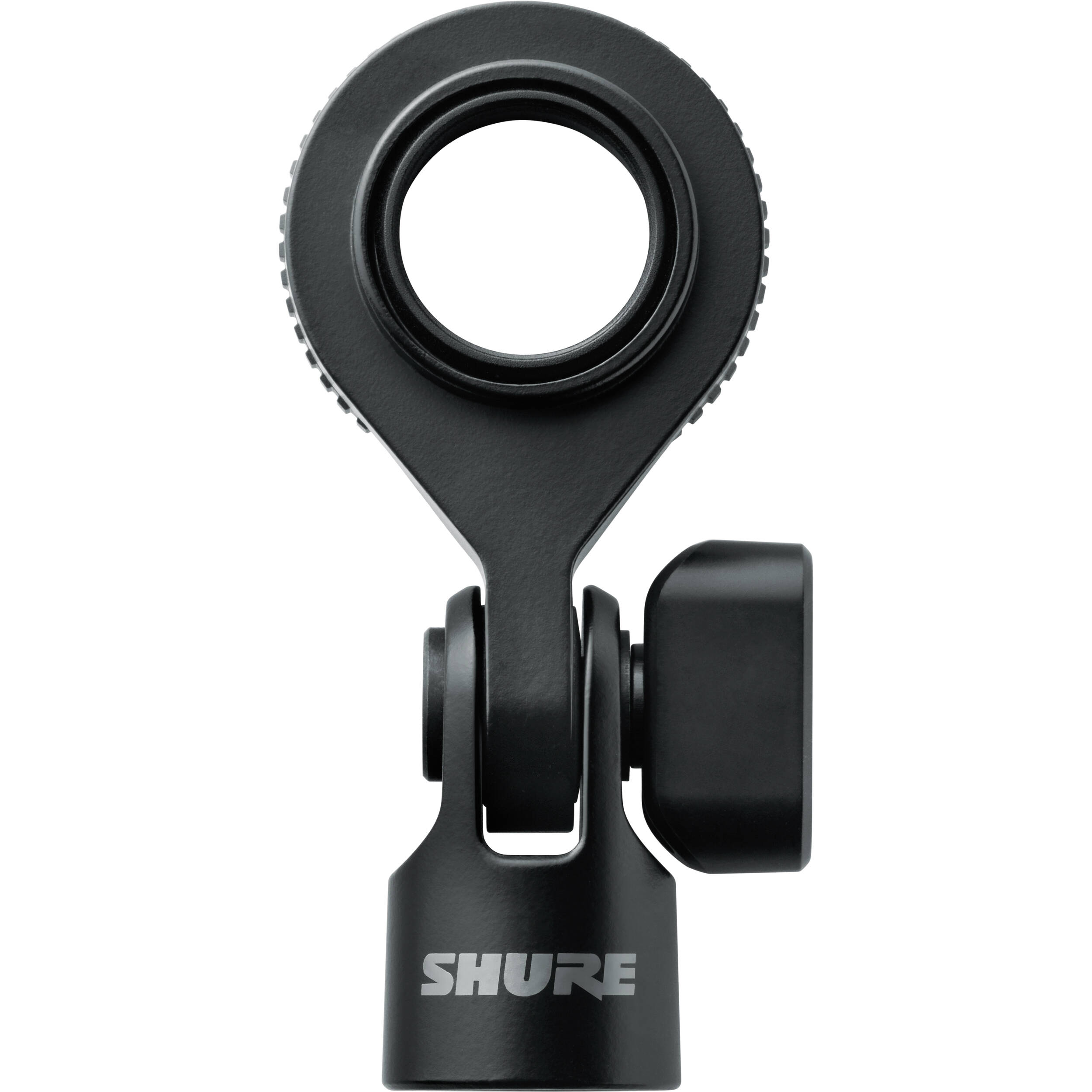 Shure SM4-K black microphone with hard mount for fixed installation — view 2