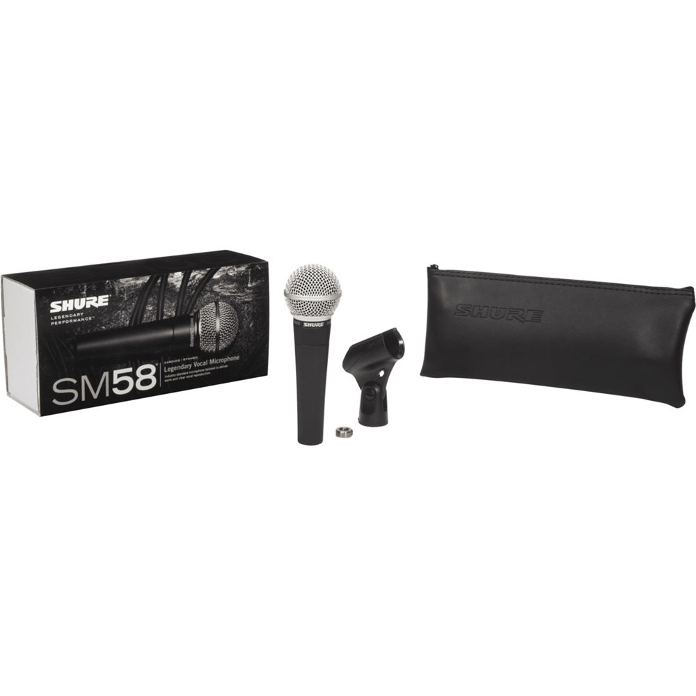 Shure SM58-LC cardioid dynamic handheld microphone for vocal performance and live sound — view 5
