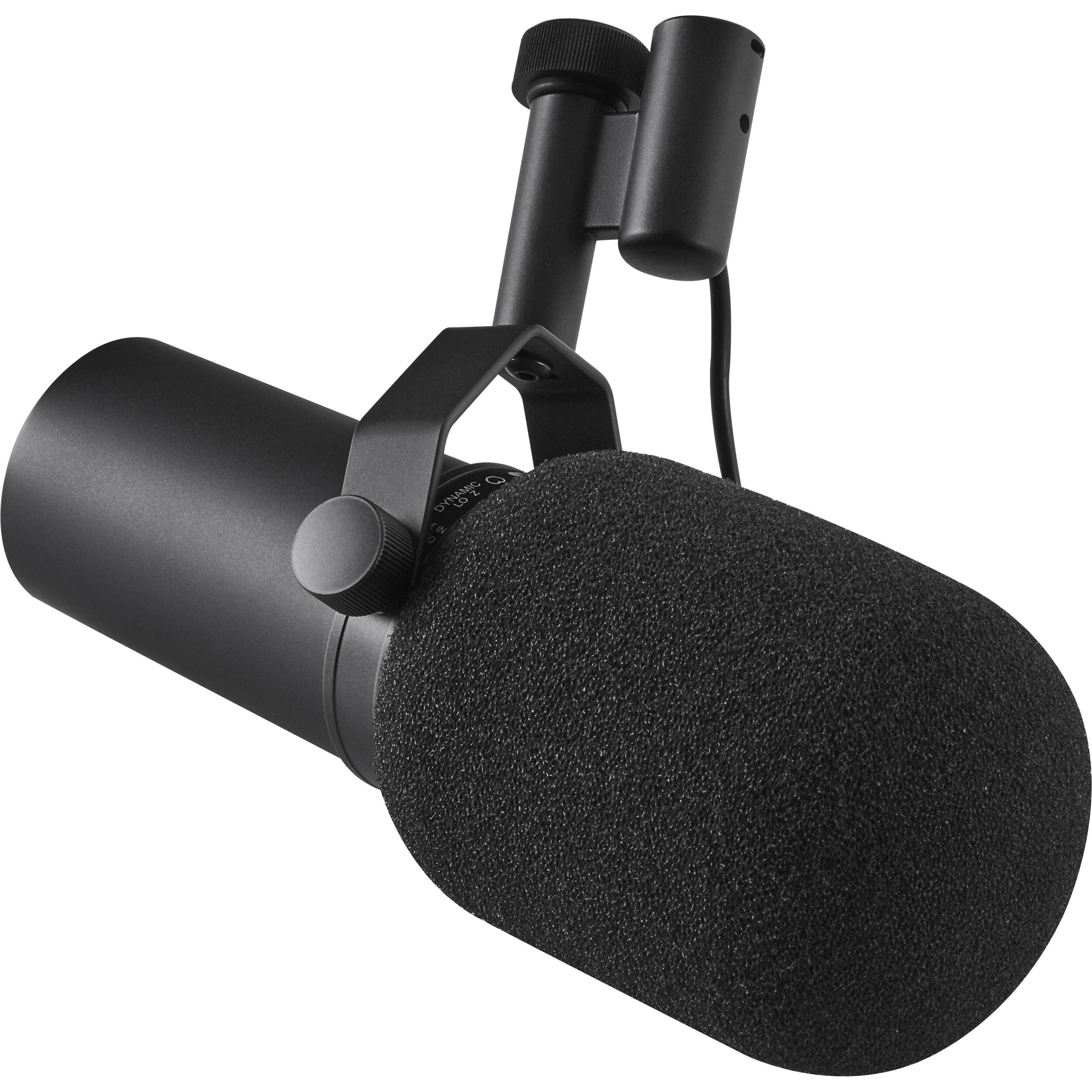 Shure SM7B dynamic vocal microphone with cardioid pattern and XLR connection for broadcast and podcasting — view 14