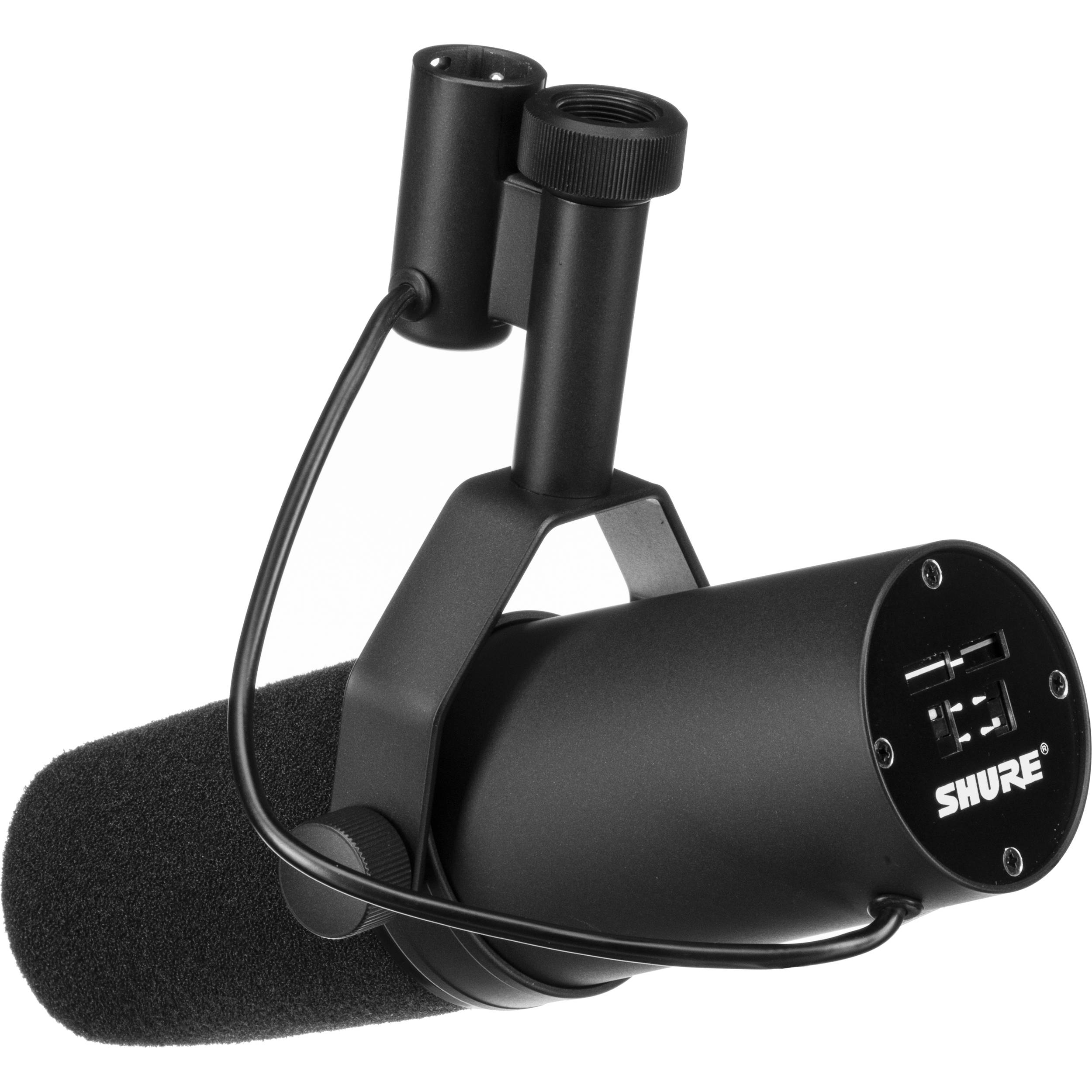 Shure SM7B dynamic vocal microphone with cardioid pattern and XLR connection for broadcast and podcasting — view 2