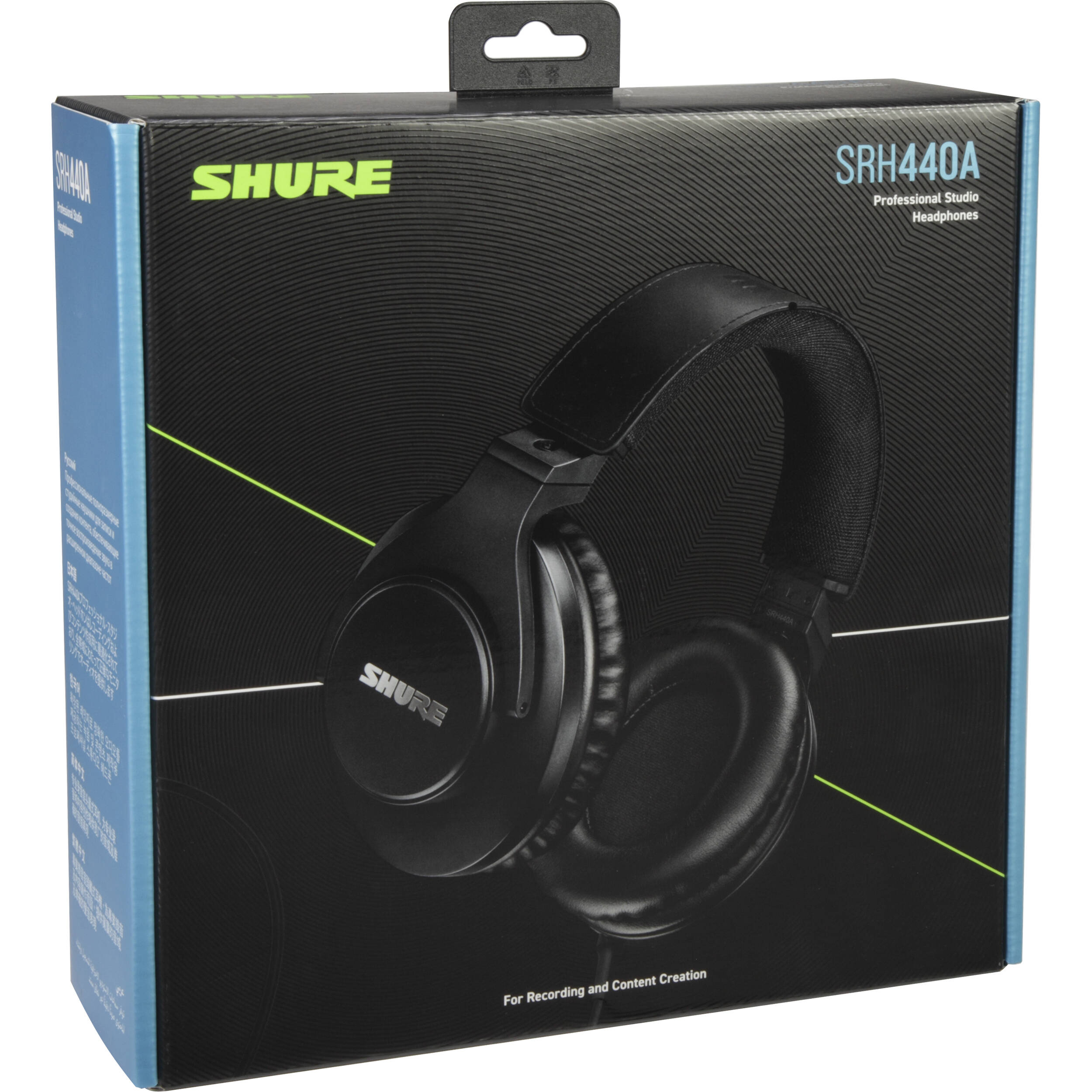 Shure SRH440A closed-back studio headphones with 40 mm neodymium drivers, over-ear design — view 11