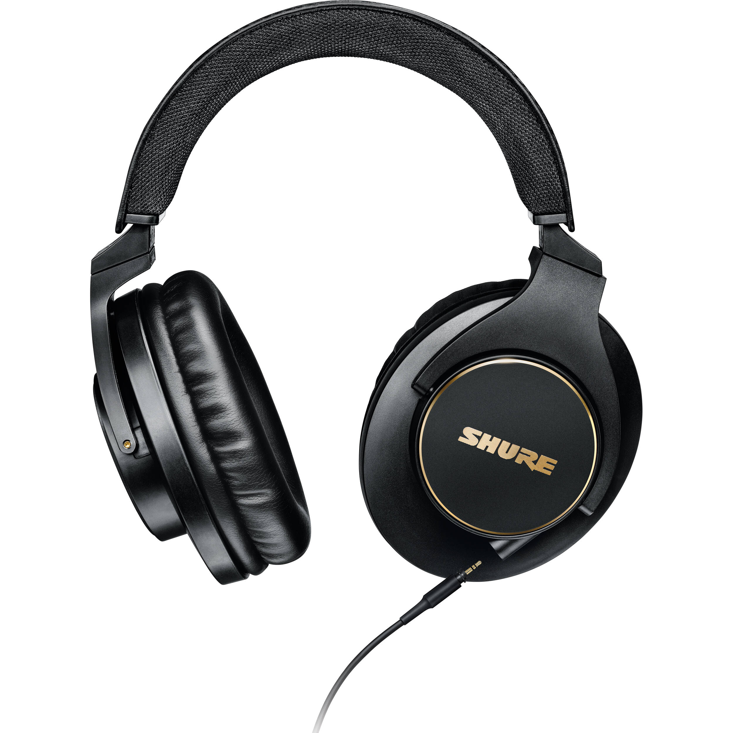 Shure SRH840A closed-back studio headphones with 40 mm neodymium drivers, over-ear design — view 2