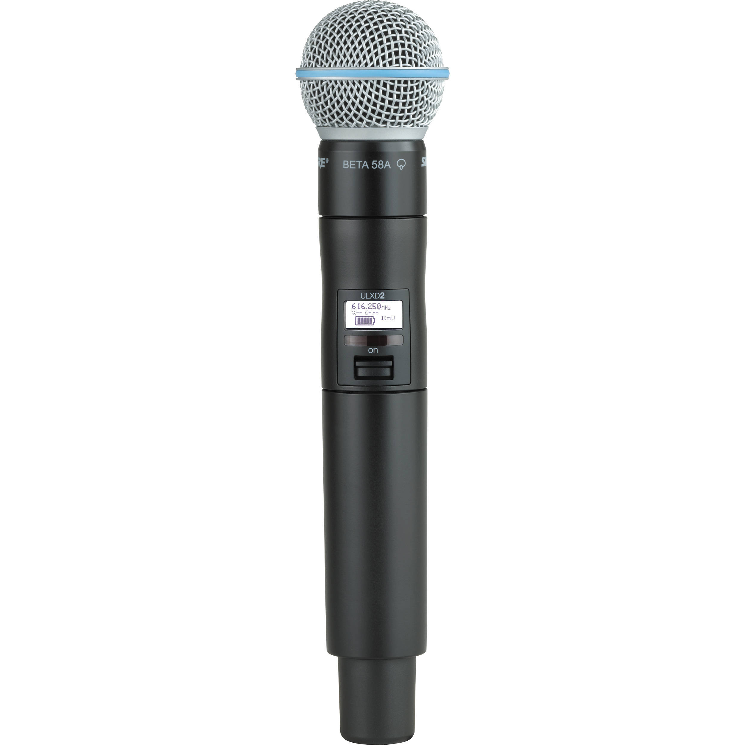 Shure ULXD2/B58=-G57 Handheld Transmitter, Beta58 | Wireless Microphone