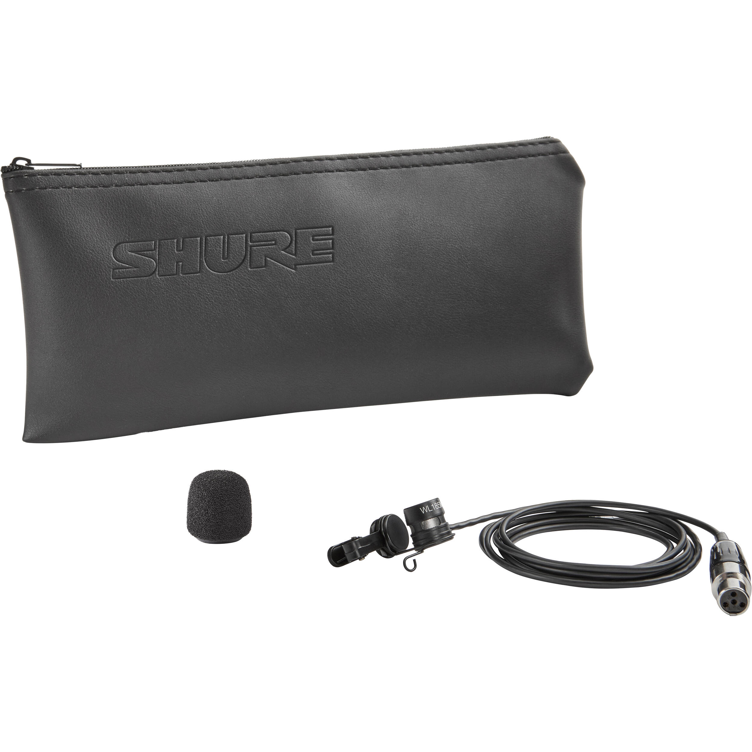 Shure WL185MB/C-TQG 1 cm condenser cardioid lavalier microphone for speech applications — view 3