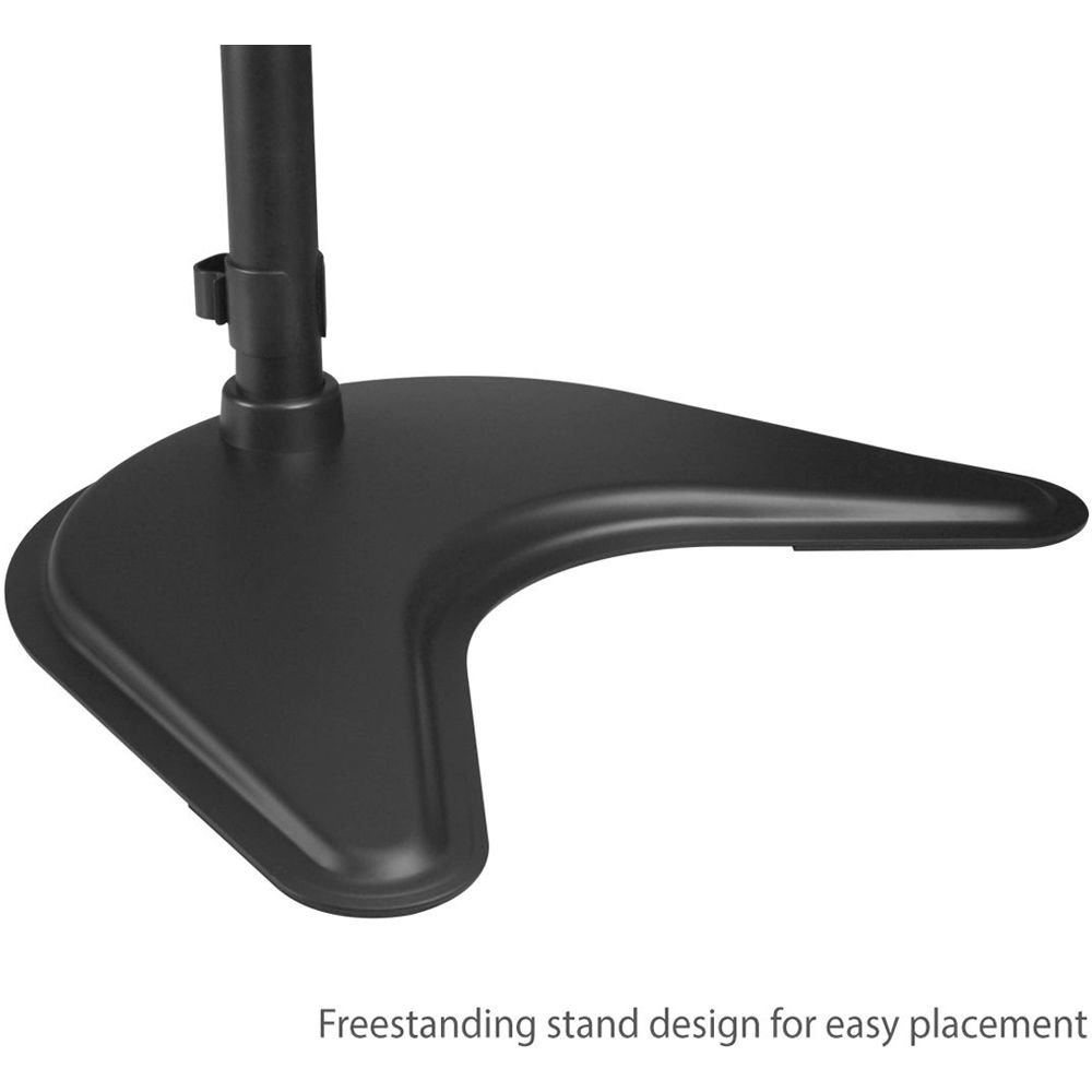 SIIG freestanding dual monitor desk stand with articulated arms for two 13-inch to 27-inch displays — view 4