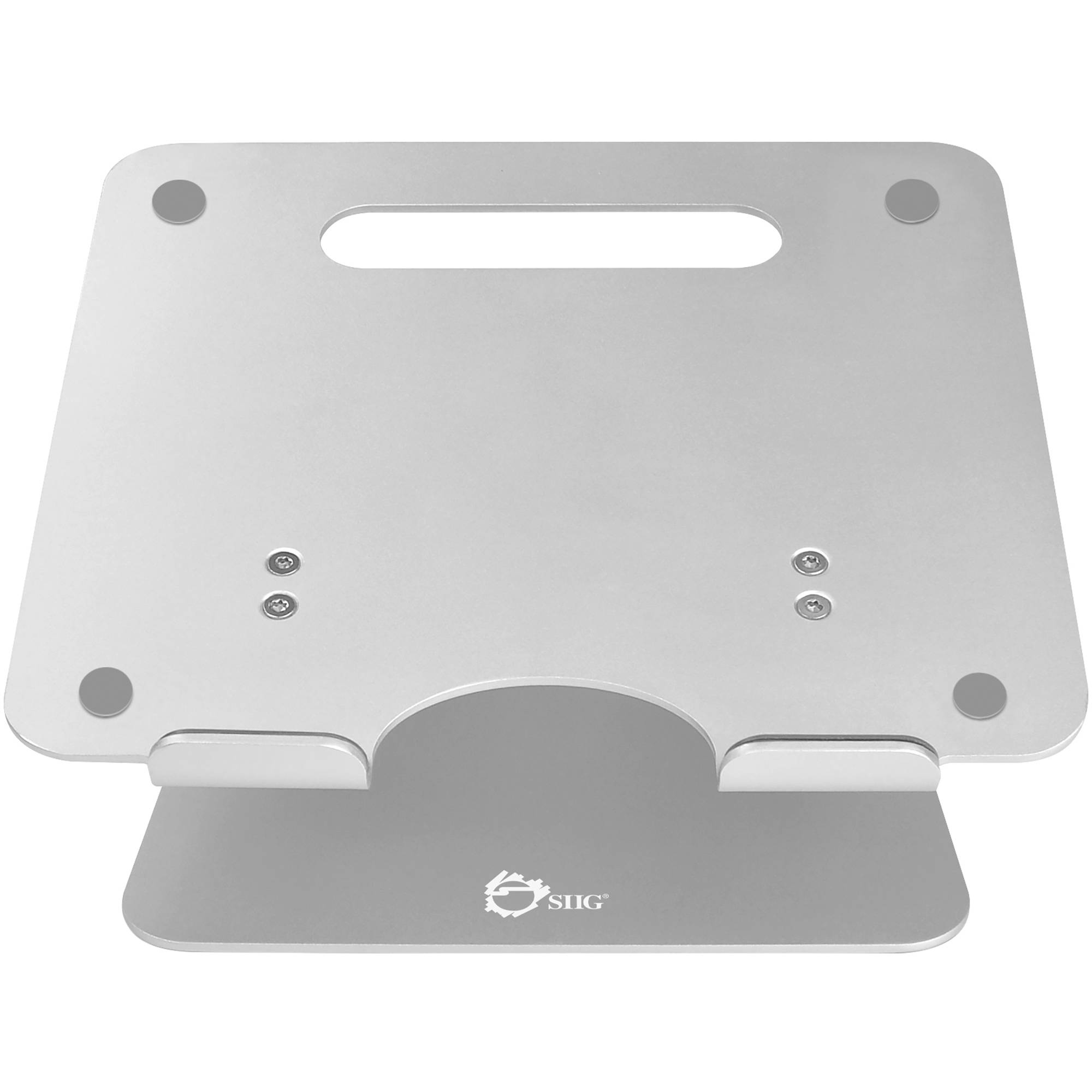 Adjustable aluminum laptop stand for ergonomic MacBook and PC desktop use — view 2