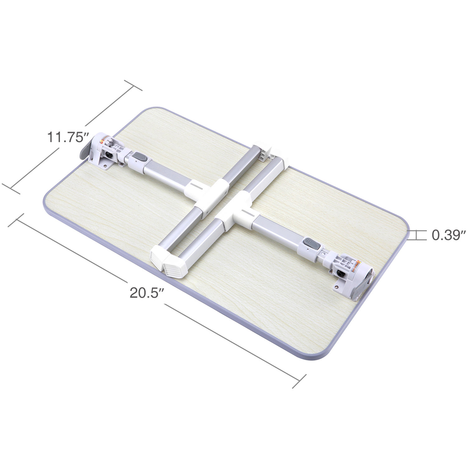 SIIG adjustable laptop bed desk for MacBook and PC use at home — view 3