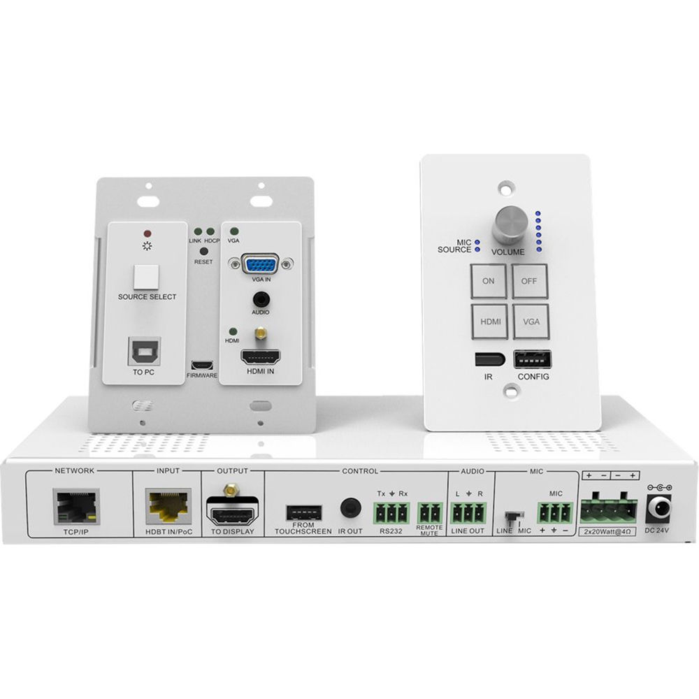 Flexible Audio Mixing Wallplate Design Allows You to Select and Switch Between a