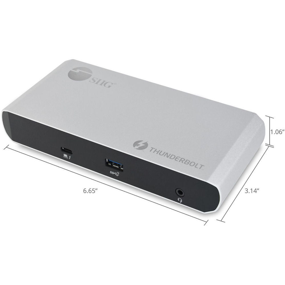 THUNDERBOLT CERTIFIED USB-C THUNDERBOLT 3 40G DOCKING STATION TRUE 4K PERFORMANC — view 4