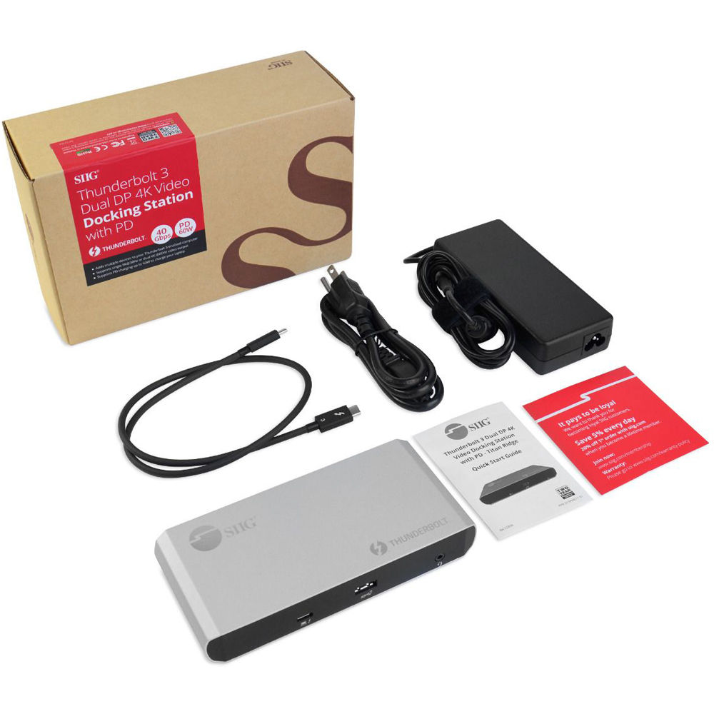 THUNDERBOLT CERTIFIED USB-C THUNDERBOLT 3 40G DOCKING STATION TRUE 4K PERFORMANC — view 5