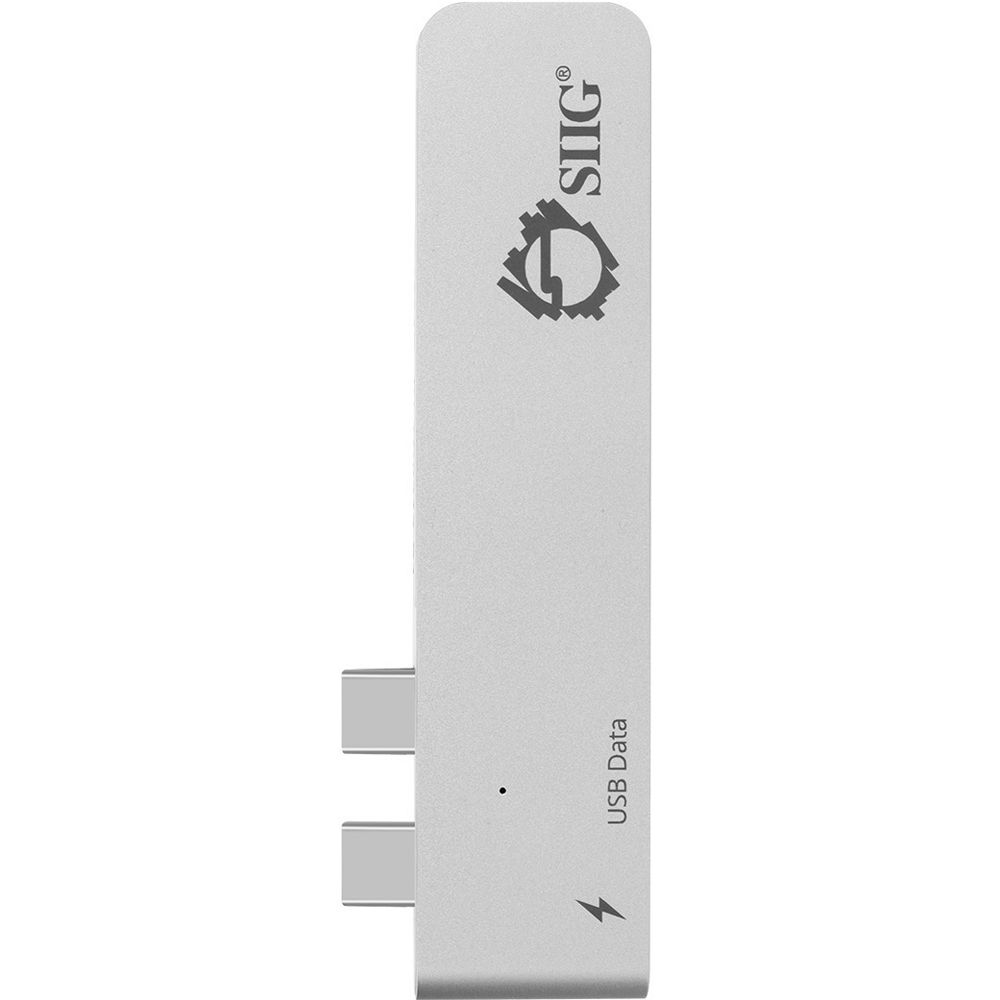THUNDERBOLT CERTIFIED THUNDERBOLT 3 USB-C HUB WITH CARD READER & PD ADAPTER SILV — view 4