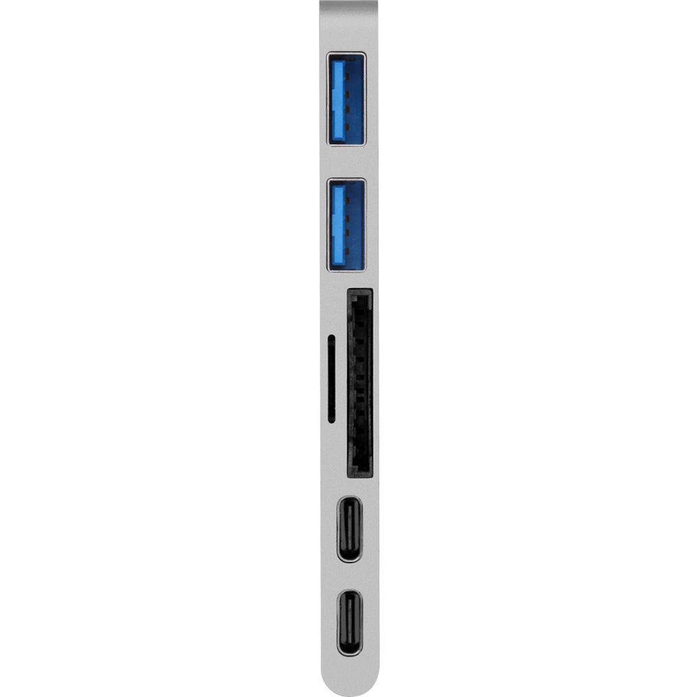 THUNDERBOLT CERTIFIED THUNDERBOLT 3 USB-C HUB WITH CARD READER & PD ADAPTER SILV — view 5