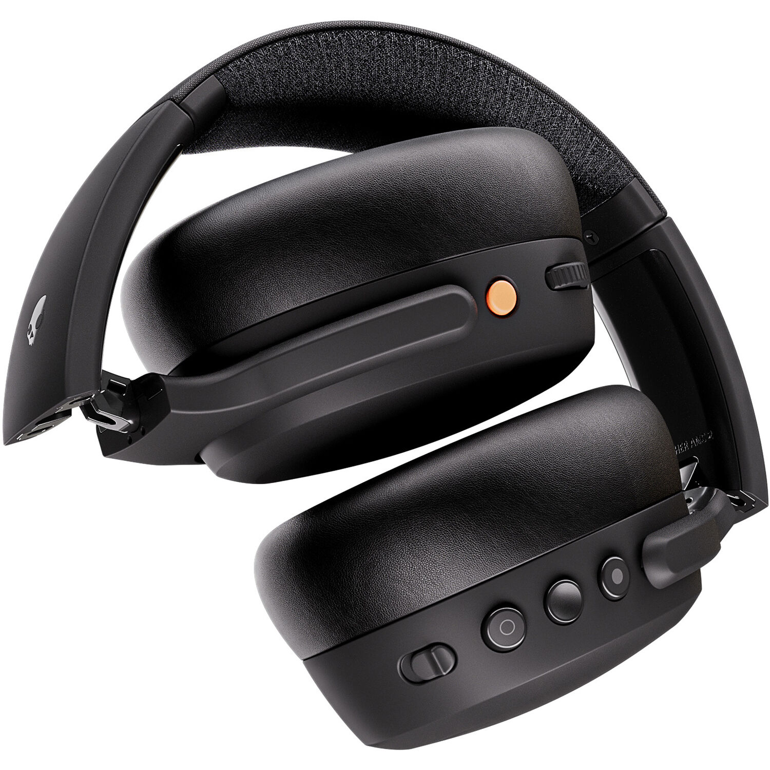 Skullcandy Crusher ANC 2 over-ear wireless headphones in True Black with active noise cancellation — view 3