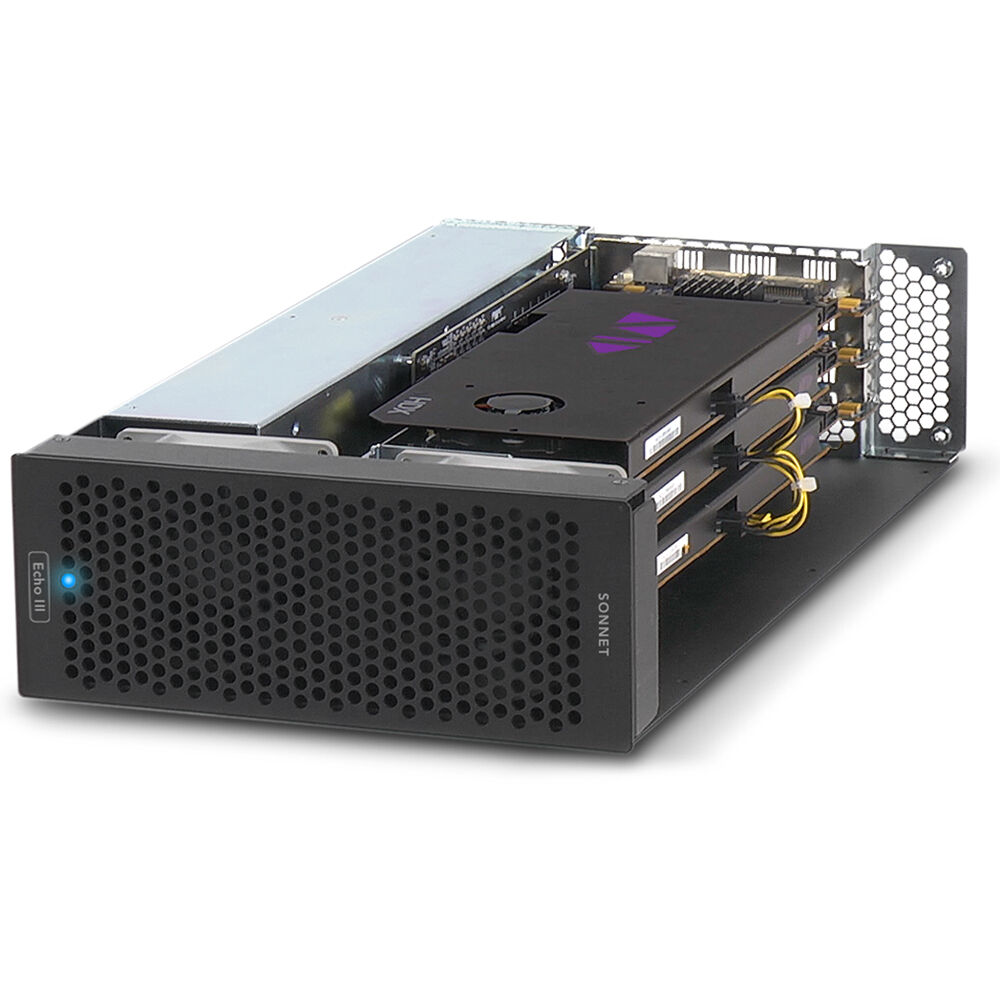 Sonnet Echo III Rackmount three-slot full-length Thunderbolt PCIe expansion system — view 3