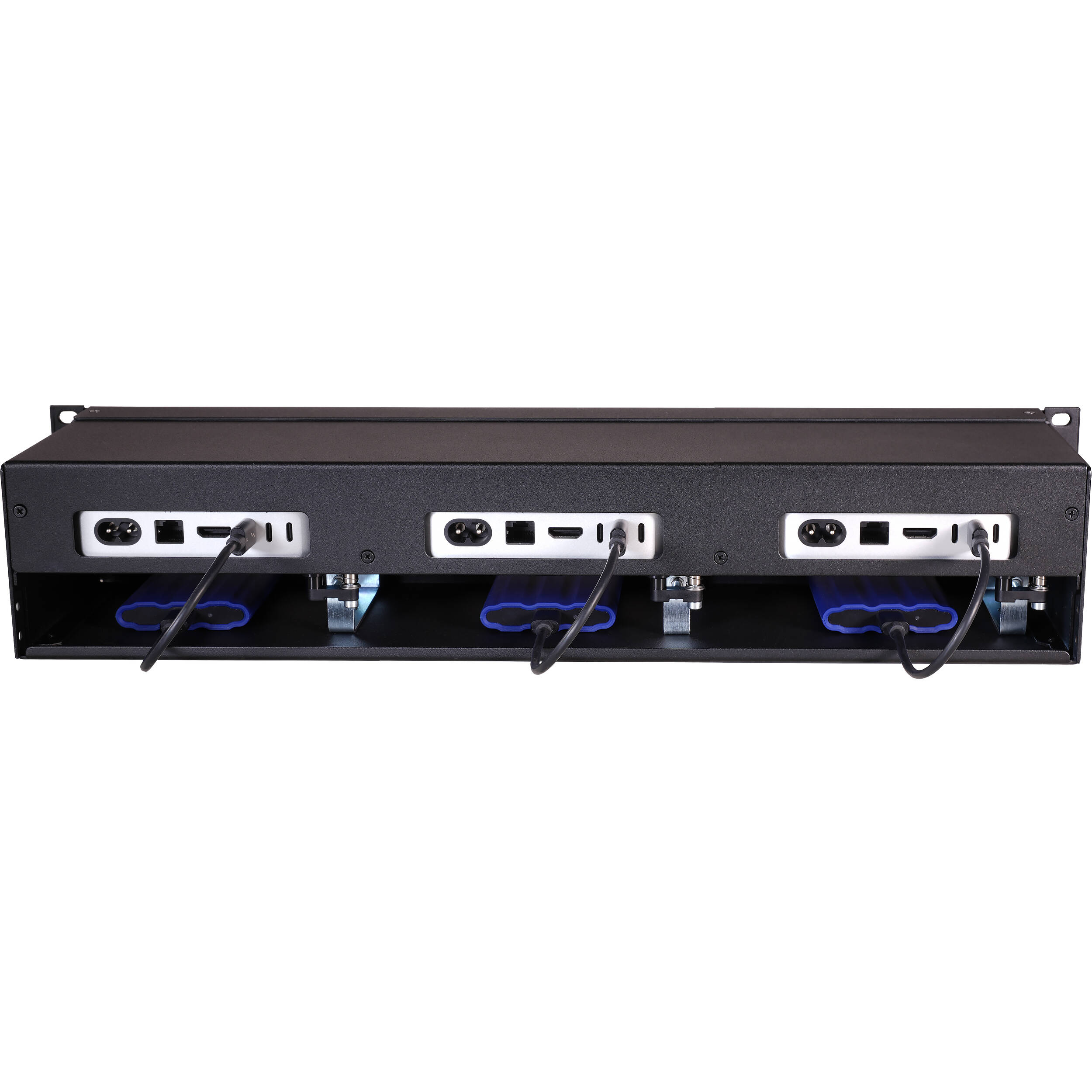 Sonnet RackMac mini RACK-MIN-3X 2U enclosure for one, two, or three Mac mini systems — view 4