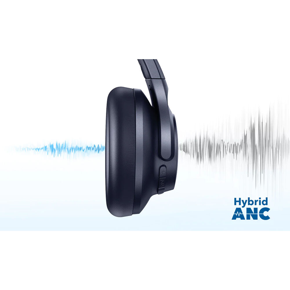 Anker soundcore Q20i black over-ear headphones folded for travel — view 9