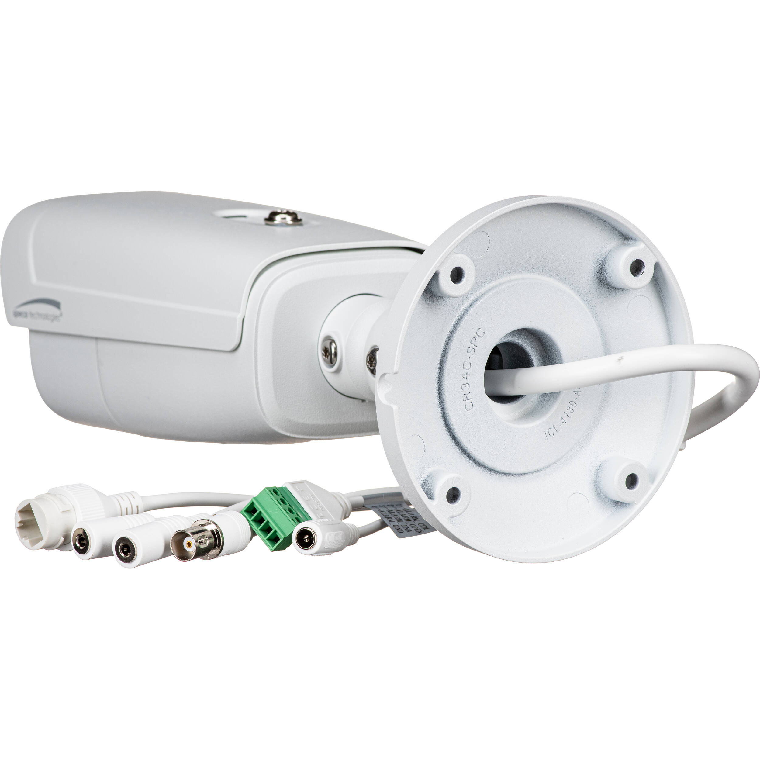8MP H.265 NDAA IP Bullet Camera with Advanced Analytics and Junction Box, White — view 4