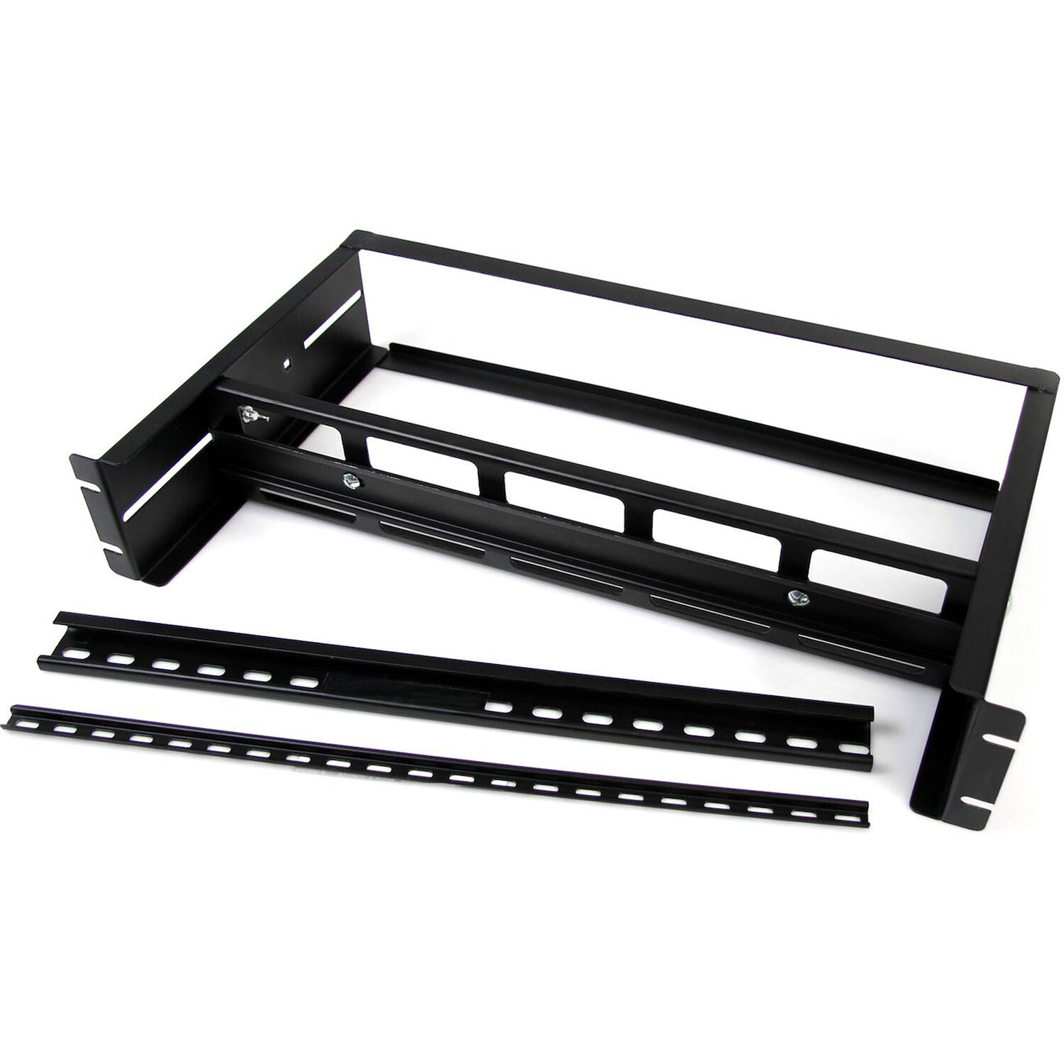StarTech ADJDINKIT adjustable DIN rail kit for 19 inch rack mounting — view 3