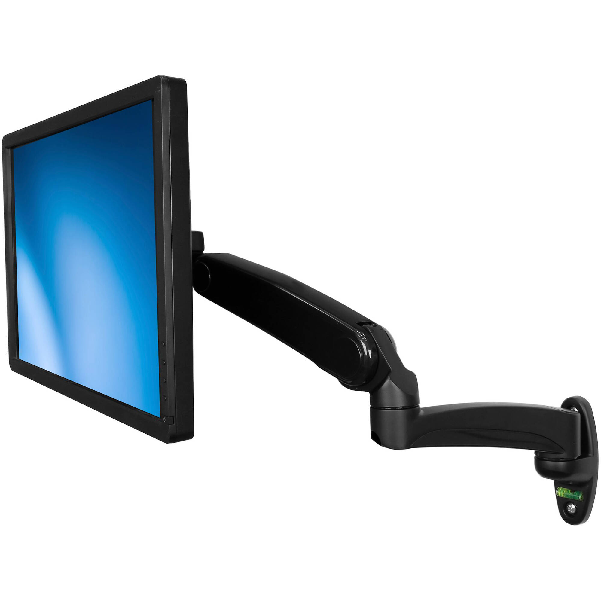 StarTech single monitor arm wall mount with adjustable height for a wall-mounted workstation display — view 5
