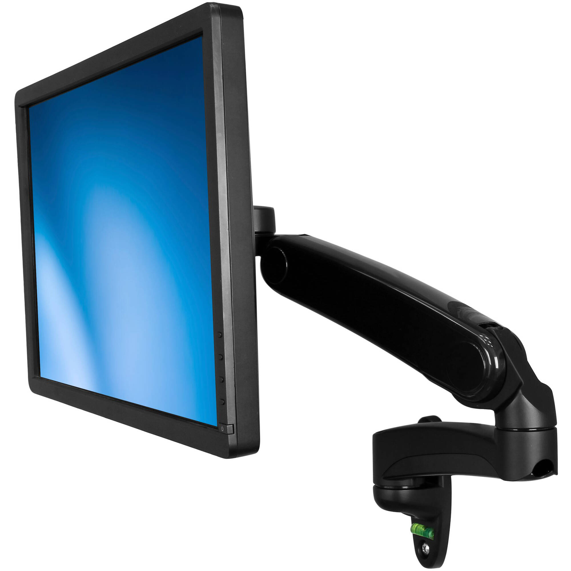 StarTech single monitor arm wall mount with adjustable height for a wall-mounted workstation display — view 7