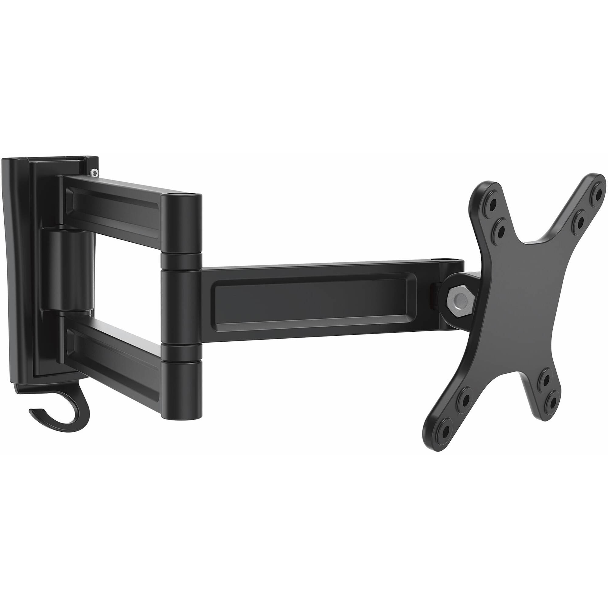 StarTech ARMWALLDS wall mount for monitors and flat-screen TVs up to 27 in with dual-swivel motion — view 2