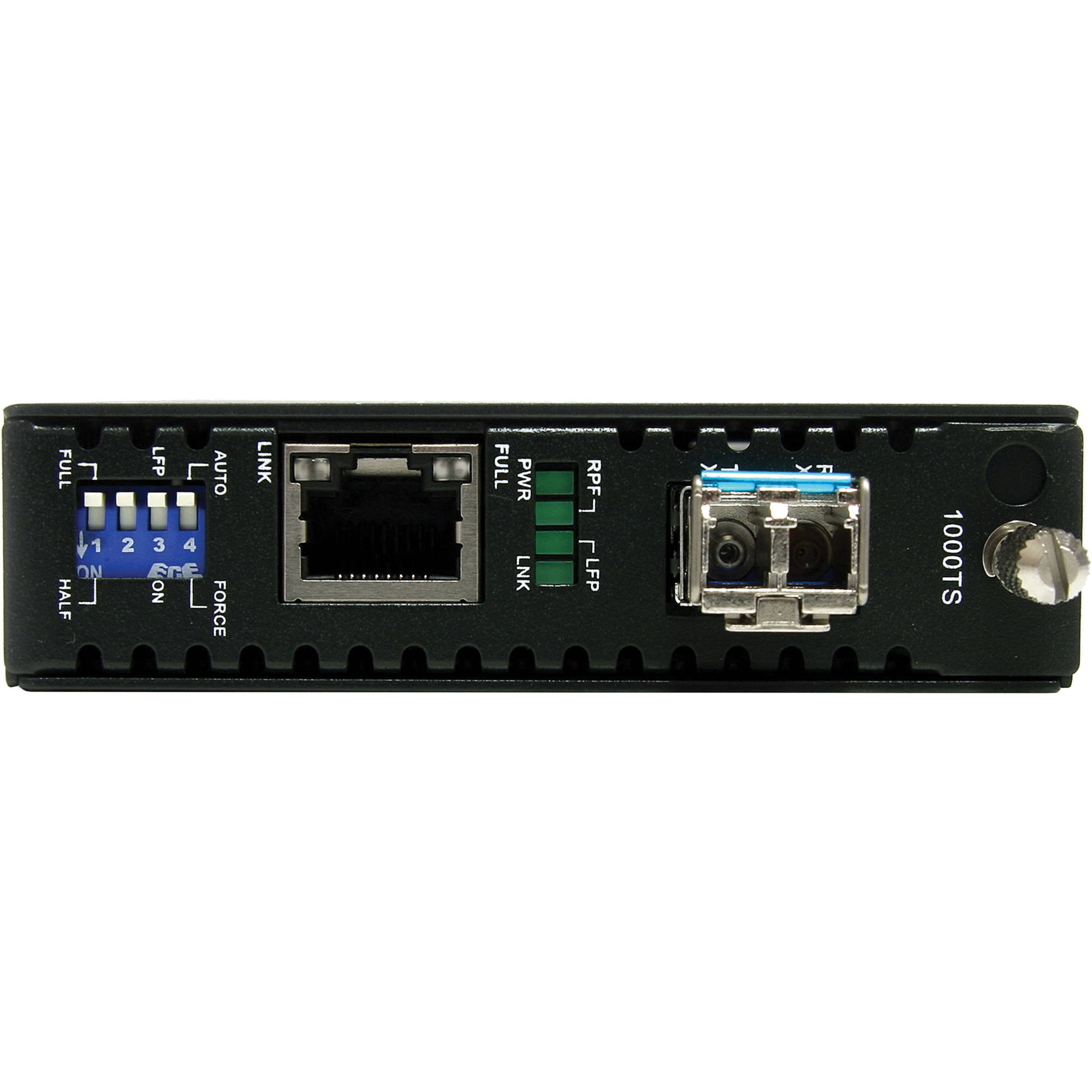 StarTech ET1000S40LC2 Gigabit single-mode fiber media converter with LC connector, TAA compliant — view 2