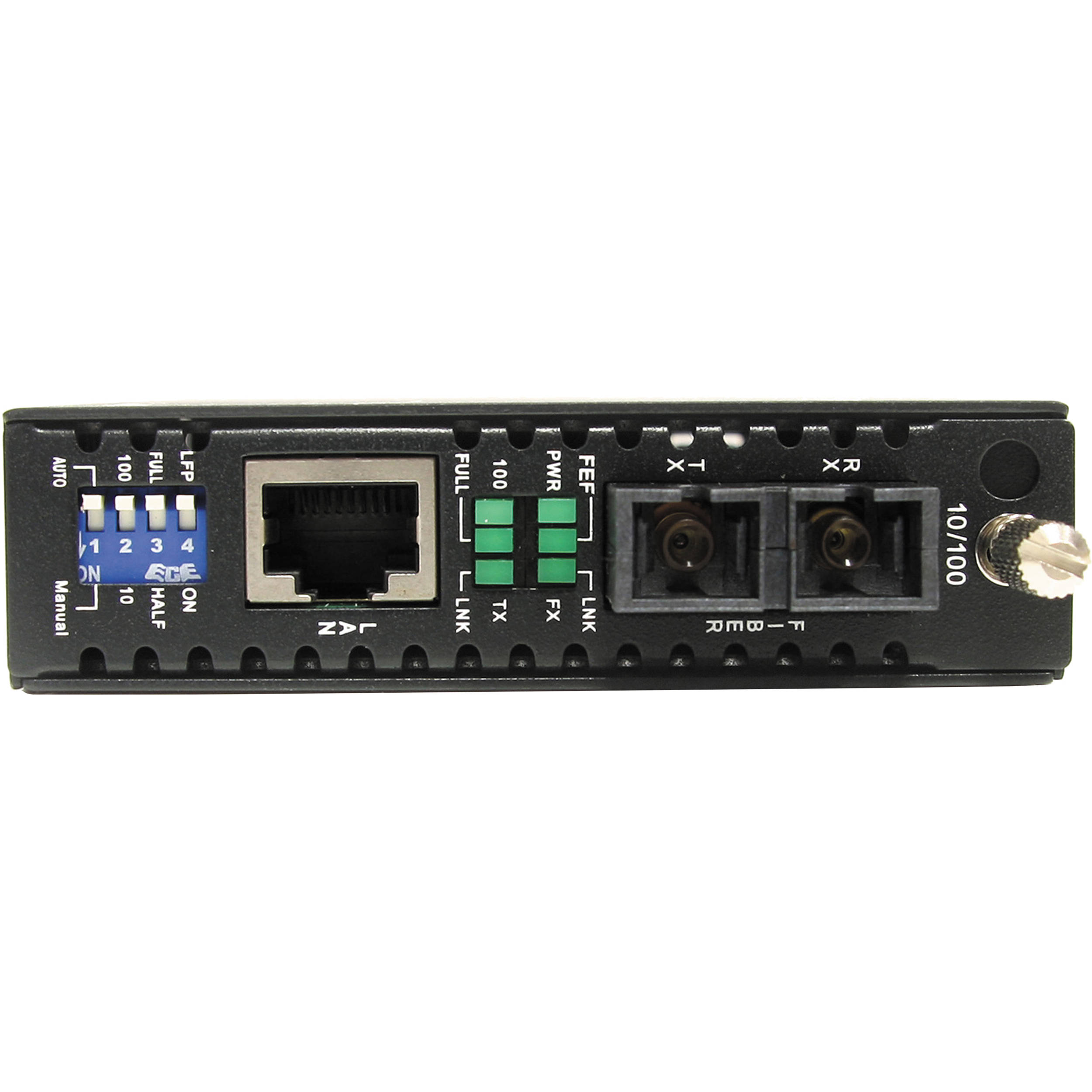 StarTech ET90110SM302 Ethernet to single-mode fiber converter with SC connector — view 2