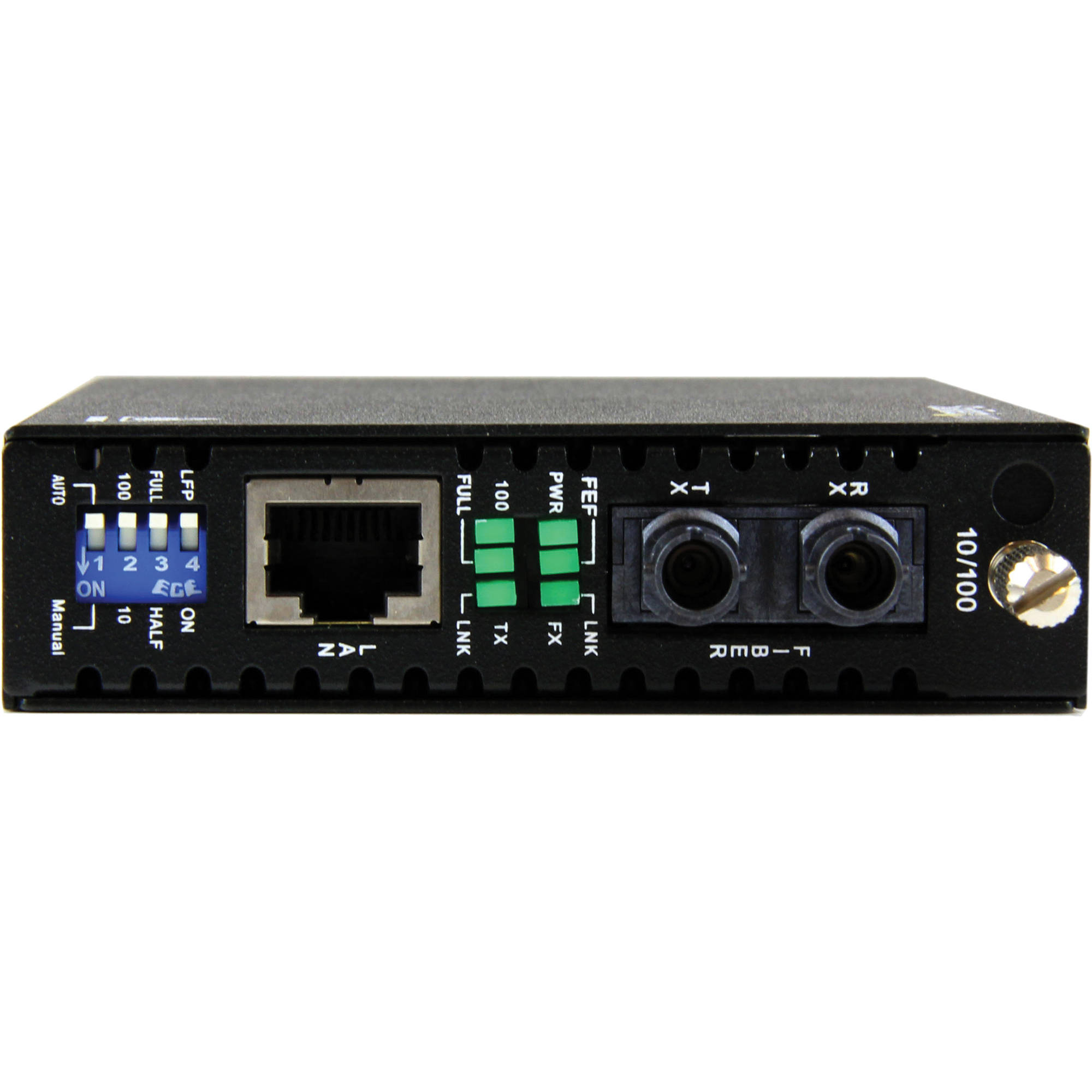 StarTech ET90110ST2 Ethernet to multimode fiber converter with ST connector for 10/100 network extension — view 2