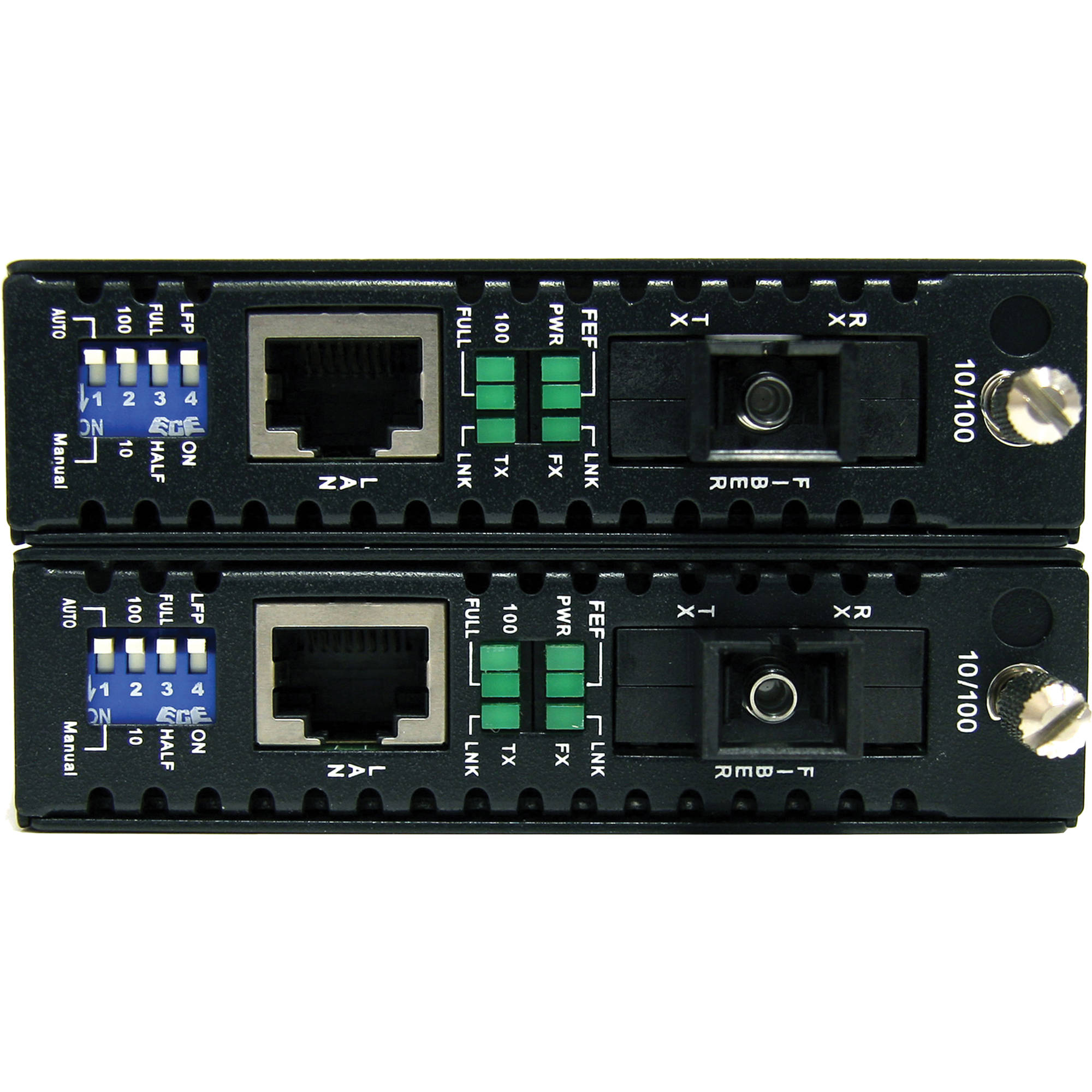 StarTech ET90110WDM2 10/100 Mbps Ethernet media converter for up to 20 km fiber extension — view 2