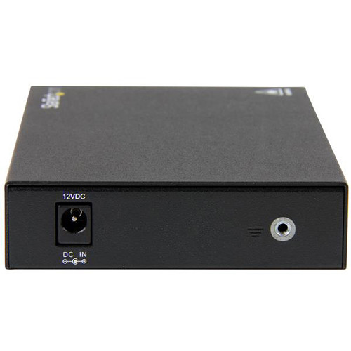 StarTech ET91000SM10 Gigabit Ethernet copper-to-fiber media converter for single-mode LC links up to 10 km — view 2