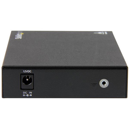 StarTech ET91000SM20 Gigabit Ethernet copper-to-fiber media converter for single-mode LC fiber up to 20 km — view 2