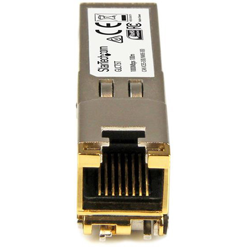 StarTech GLCTST Gigabit RJ45 copper SFP transceiver module for 1000BASE-T Cisco-compatible networking — view 2